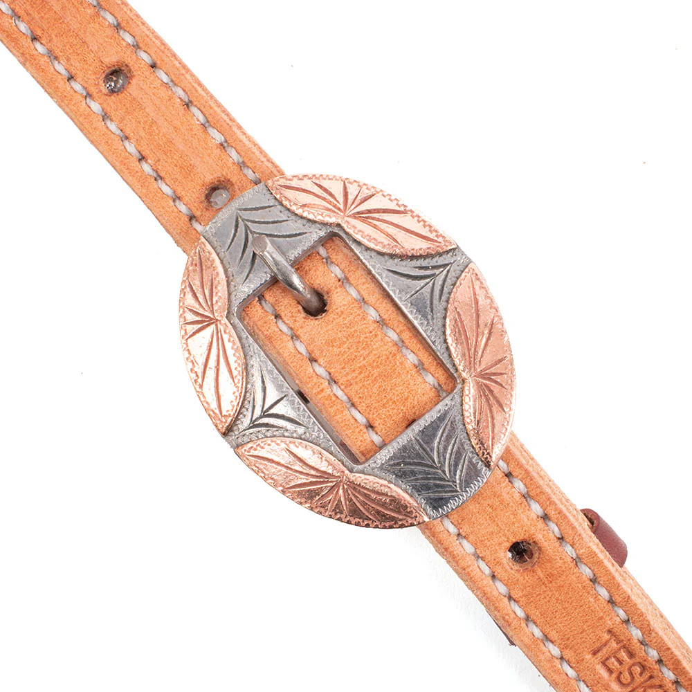 Teskey's Two Tone Slit Ear Headstall - Image 8