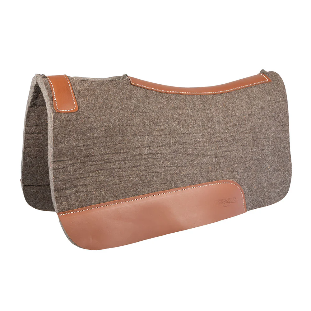 Teskey's Gray Wool Saddle Pad - Image 2