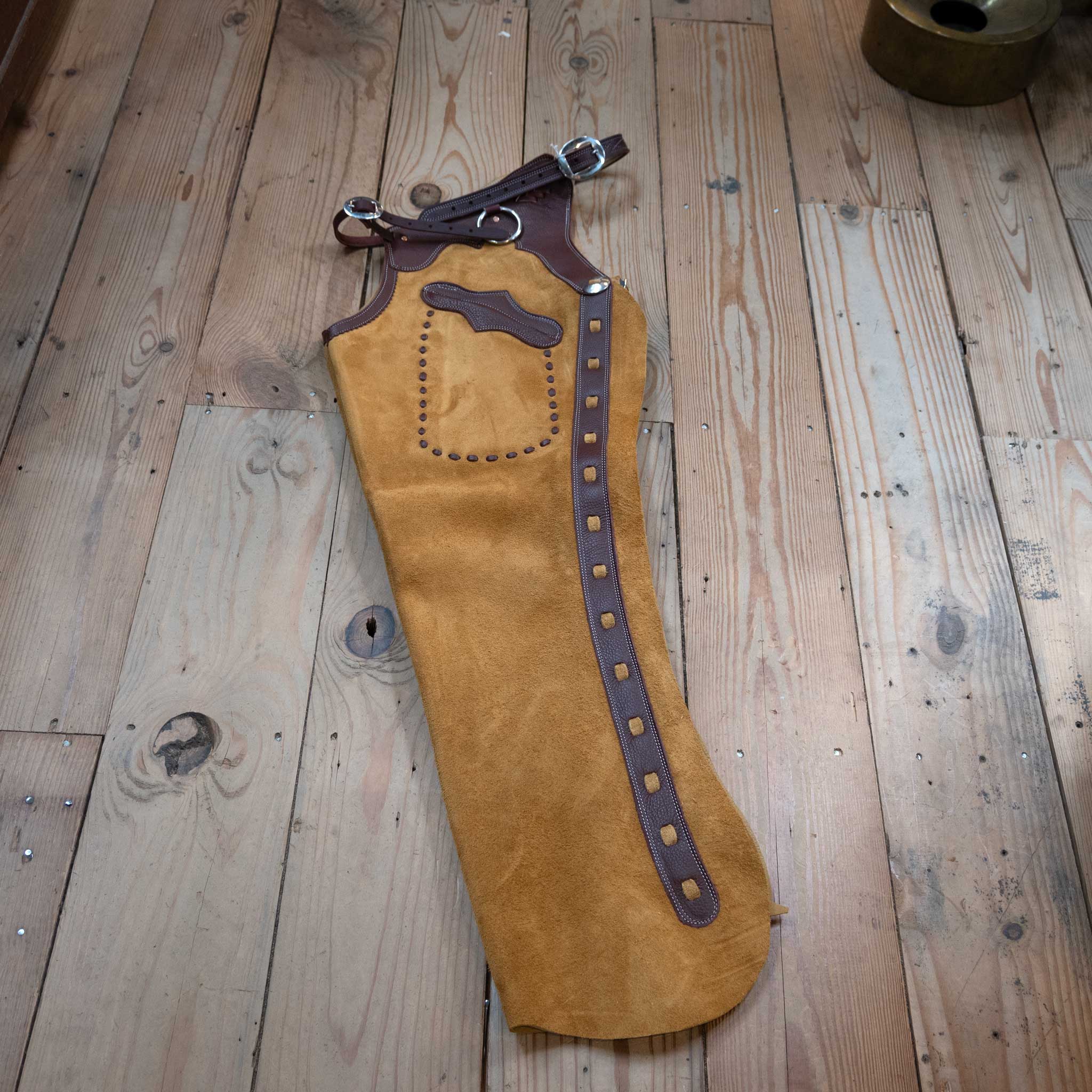 Teskey's XL Roughout Double Pocket Shotgun Chaps - Image 2
