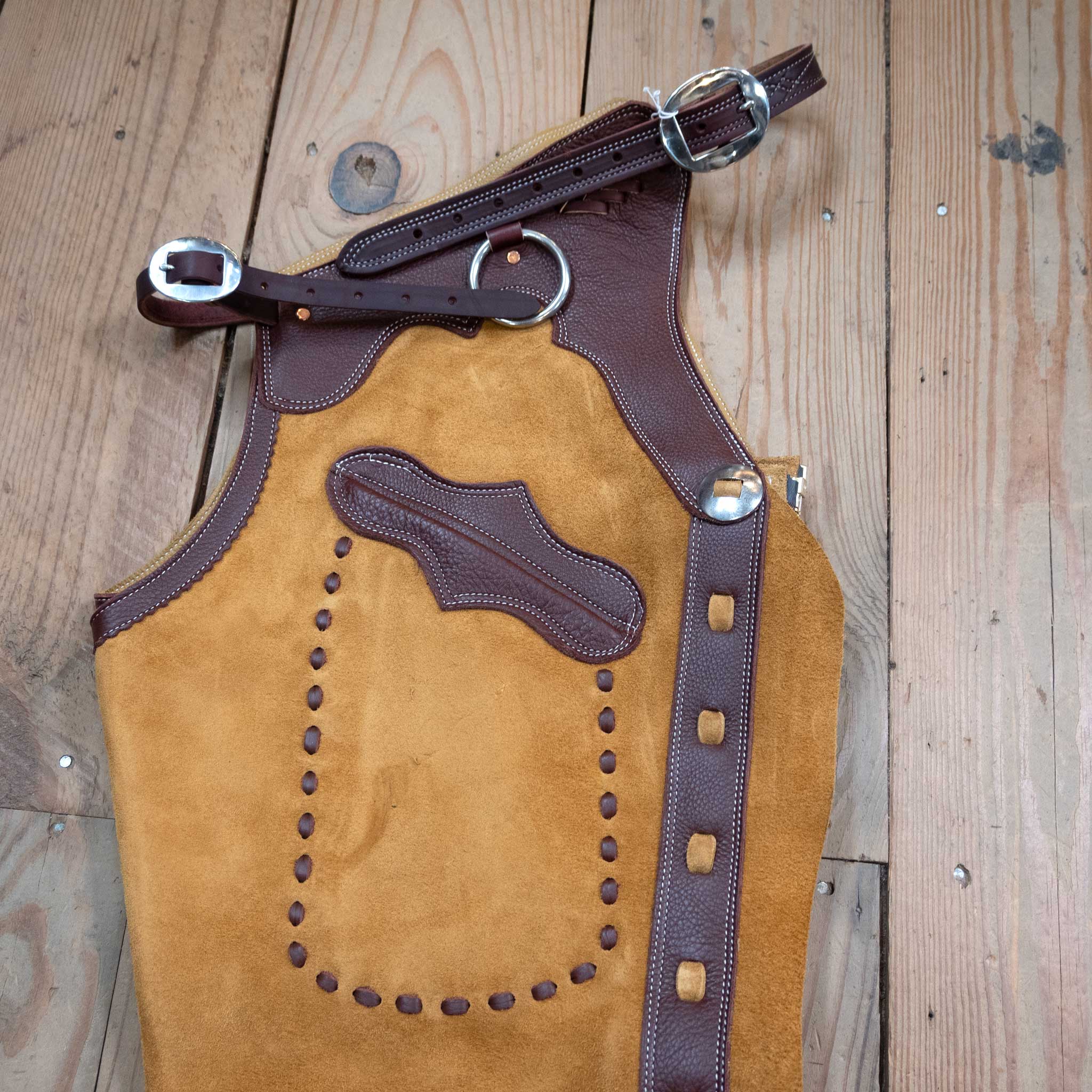 Teskey's XL Roughout Double Pocket Shotgun Chaps - Image 3