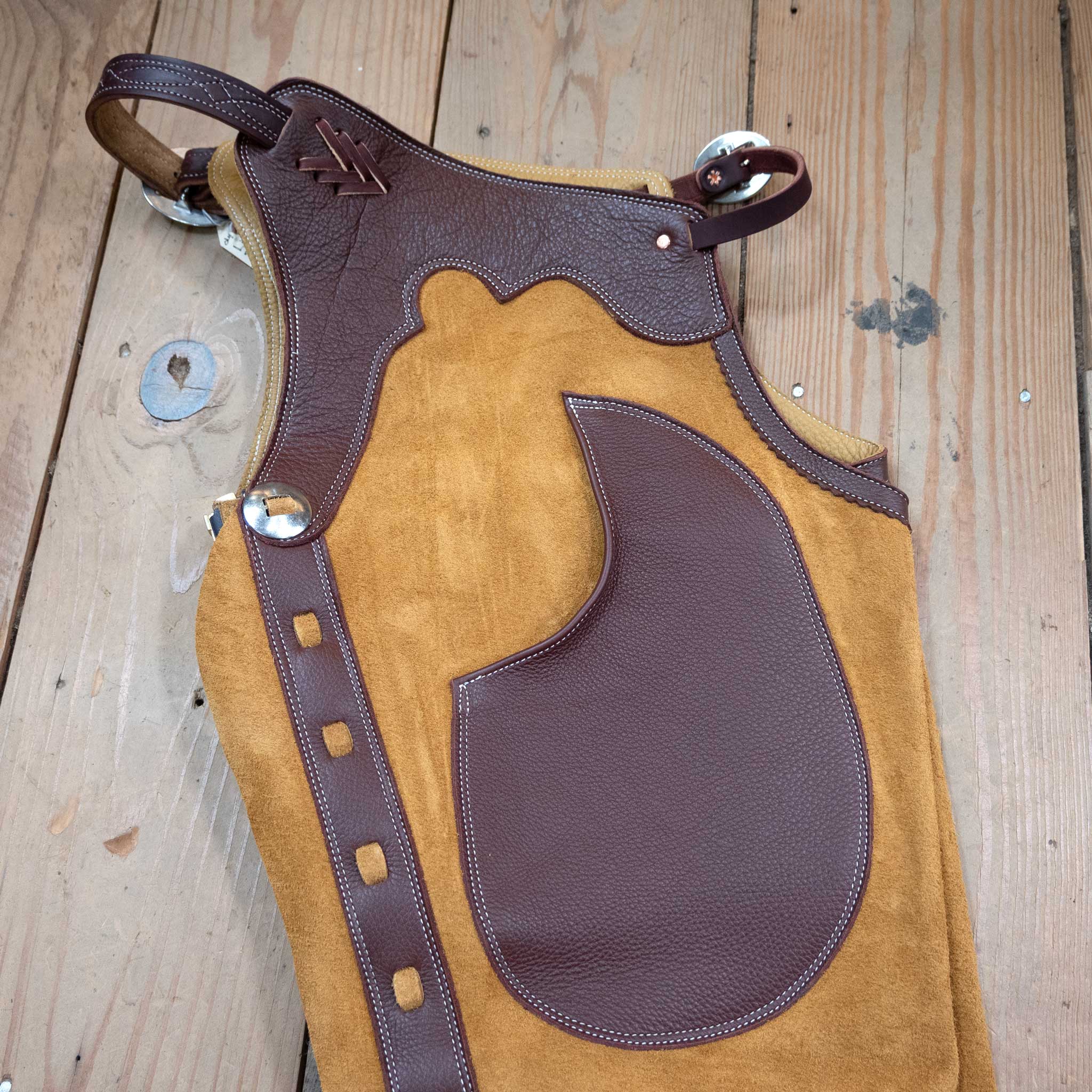 Teskey's XL Roughout Double Pocket Shotgun Chaps - Image 5