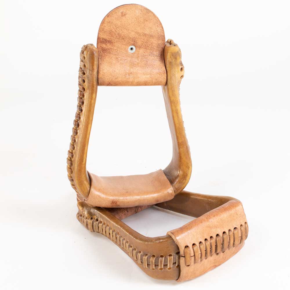 Teskey's Youth Rawhide Stirrups - Image 2