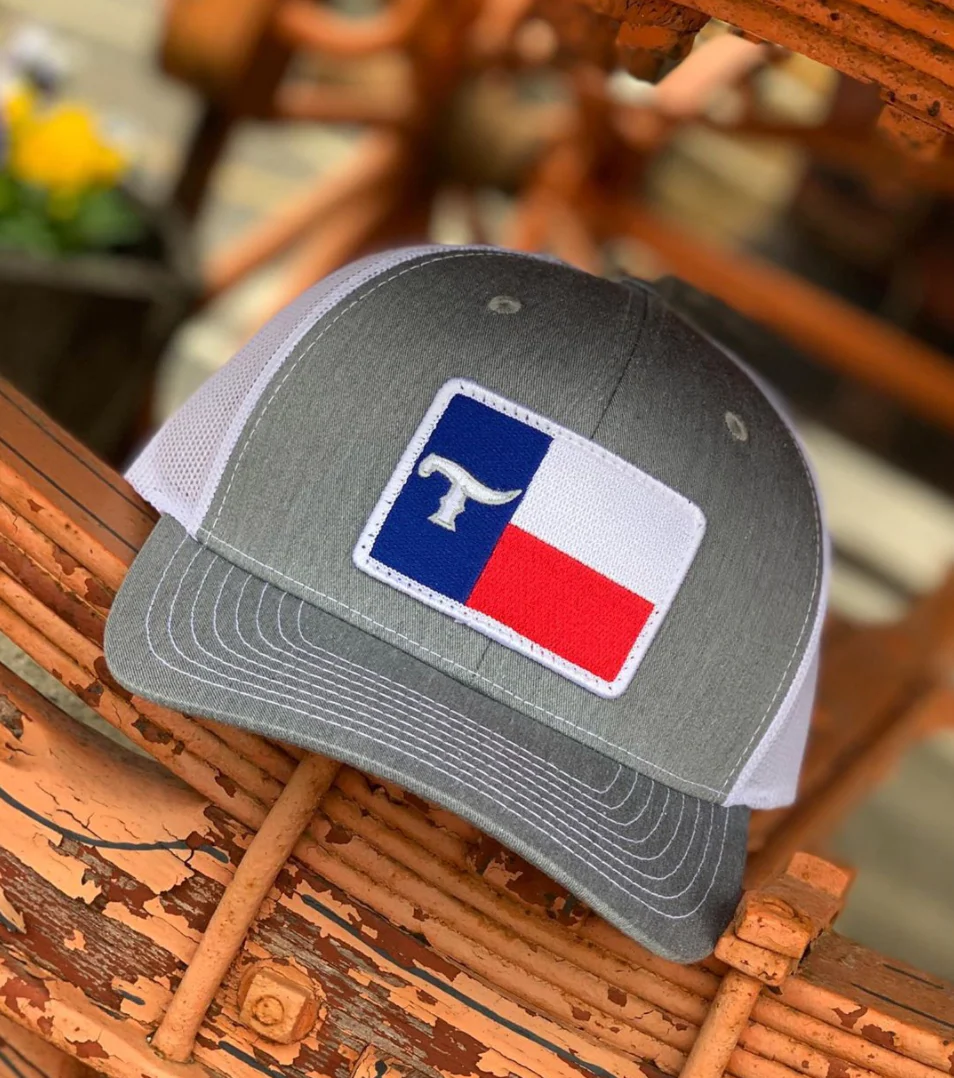 Teskey's Texas T Flag Cap Red/White/Blue/Silver - Image 2
