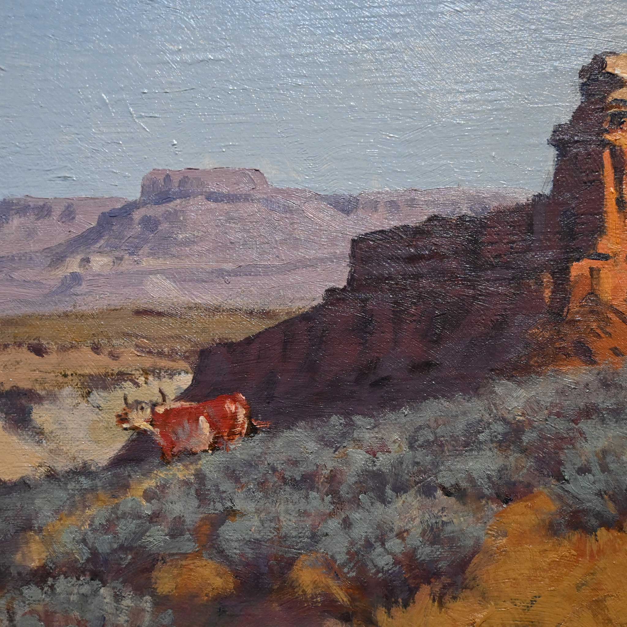 1990 "The Rustlers Lookout" by John Hampton 1918-2000 - Image 2