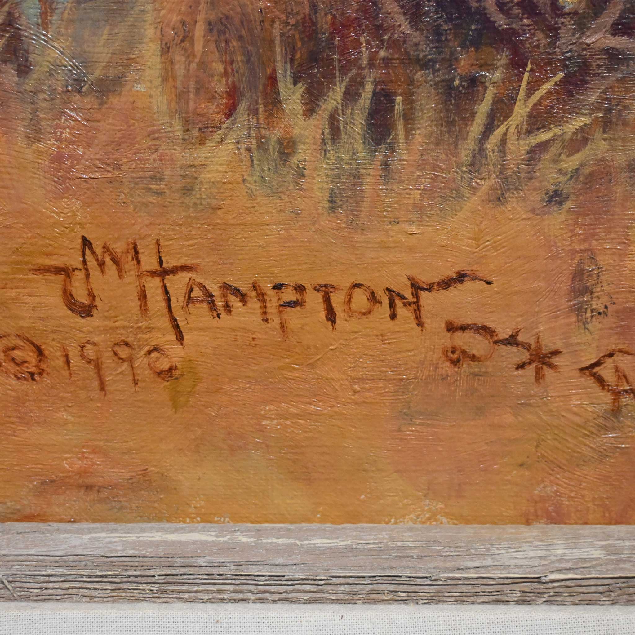 1990 "The Rustlers Lookout" by John Hampton 1918-2000 - Image 4