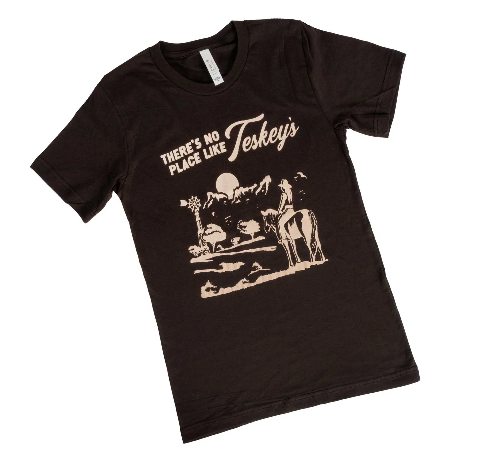There's No Place Like Teskey's Tee - Brown - Image 2