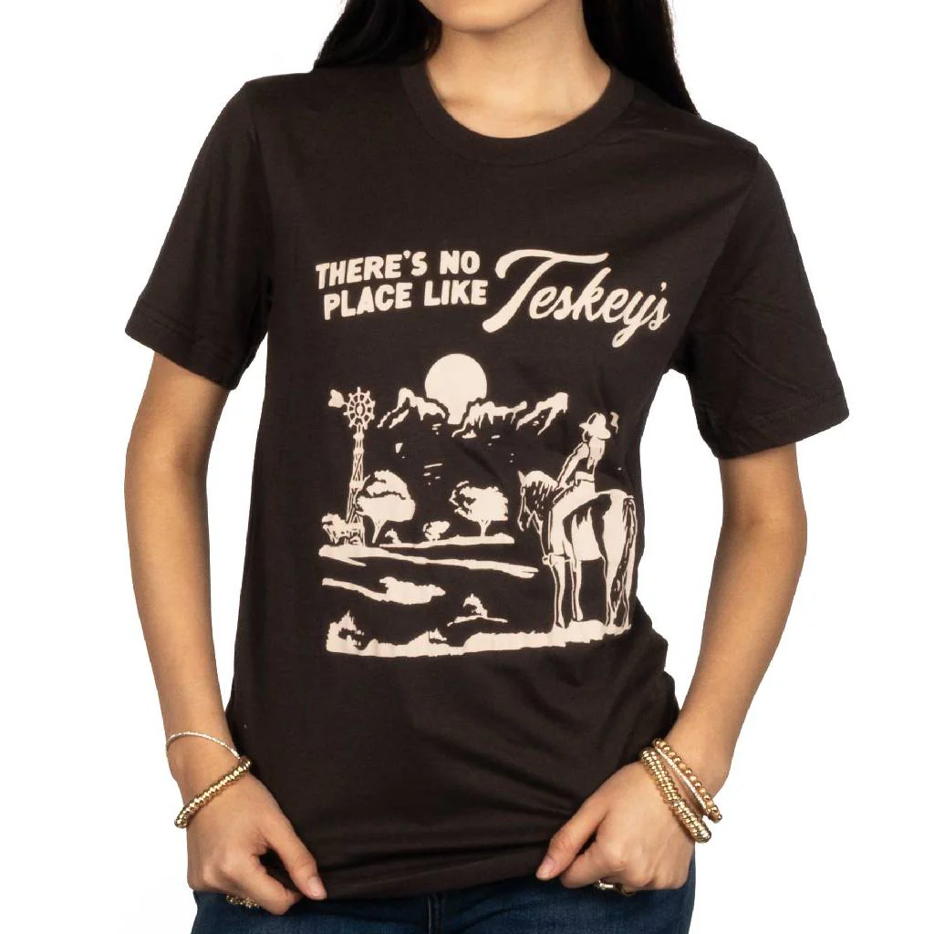 There's No Place Like Teskey's Tee - Brown - Image 3
