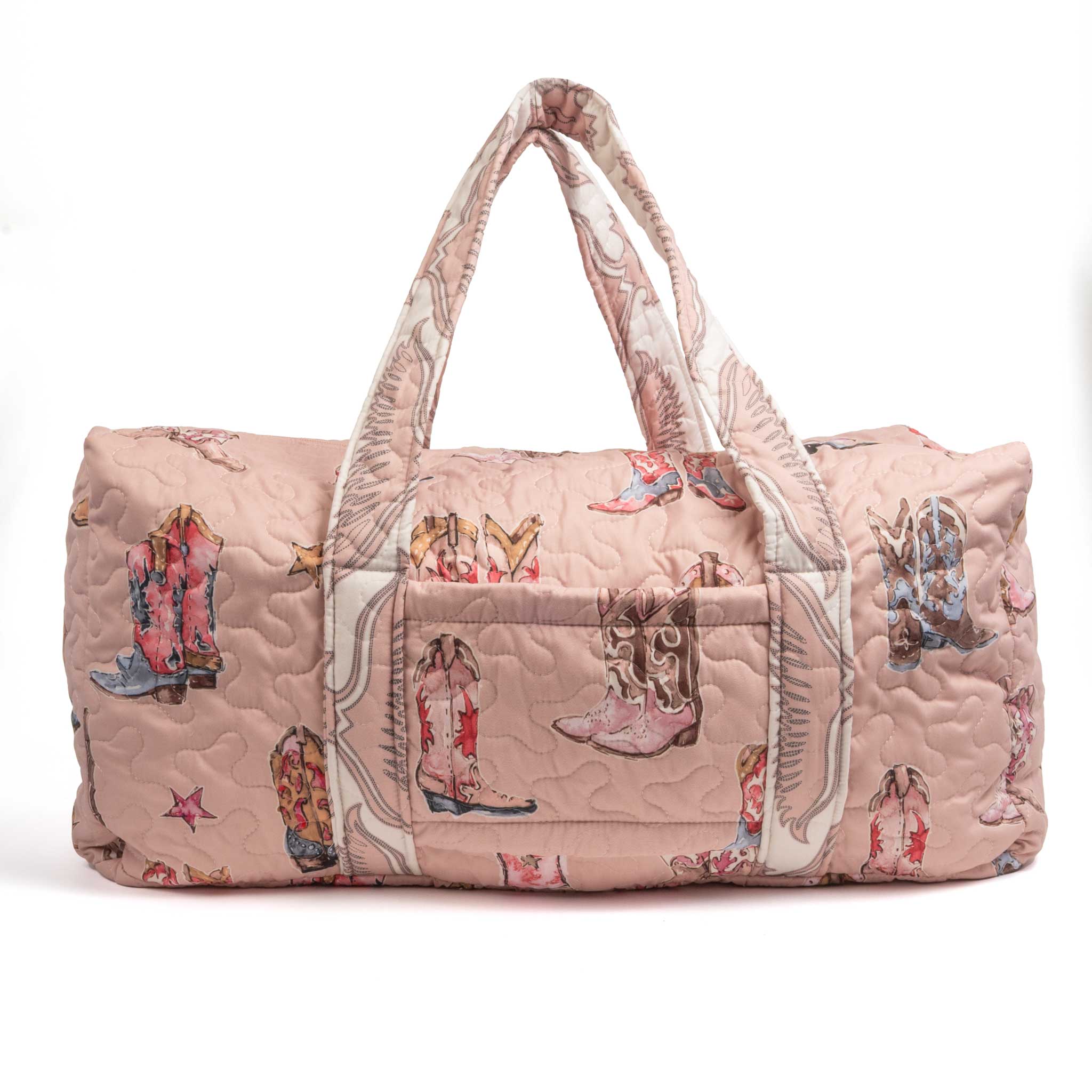 Thunderbird Boots Rose Quilted Duffle Bag