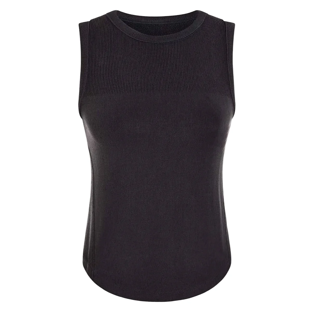 Toby Seamless Black Tank Top