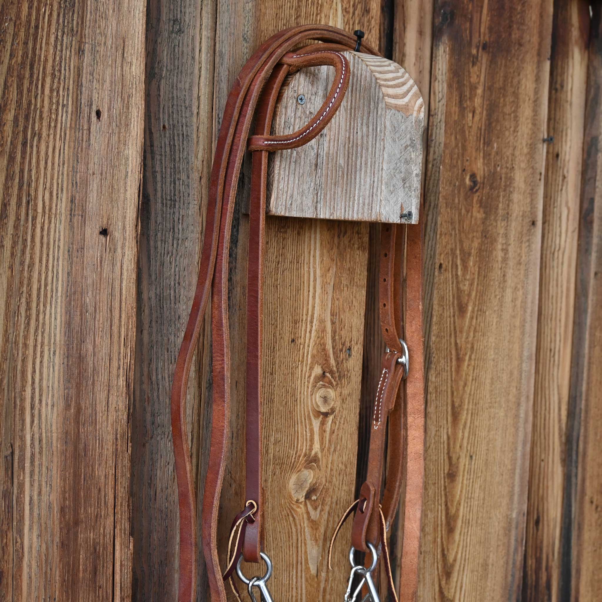 Tom Balding Twisted Wire Snaffle Bridle Rig w/Single Ear Headstall - Image 2