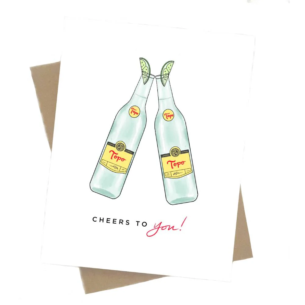 Topo "Cheers To You" Card