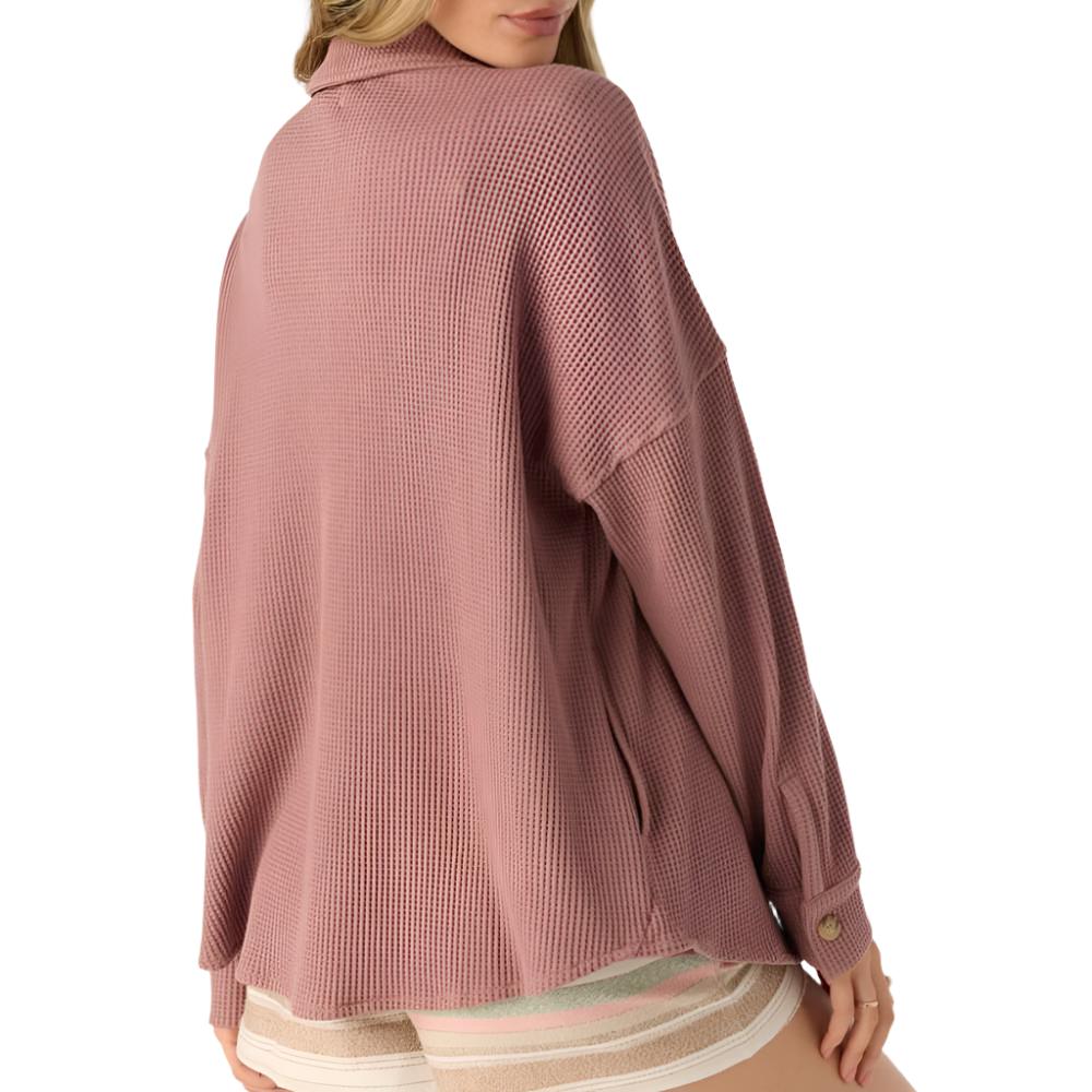 O'Neill Women's Tour Waffle Knit Shacket - Image 2