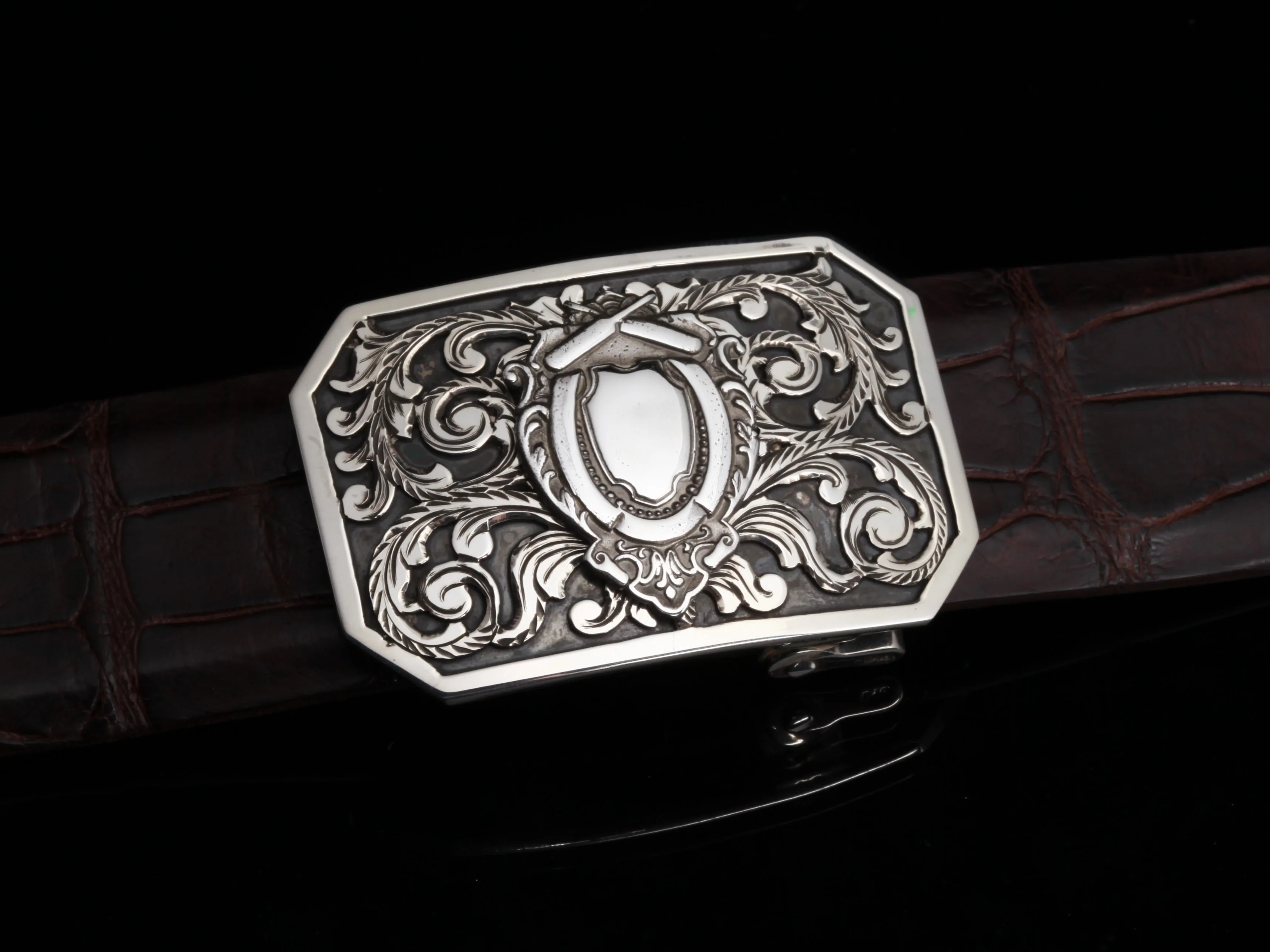 Comstock Heritage Trace Shield Filigree Buckle - Image 2