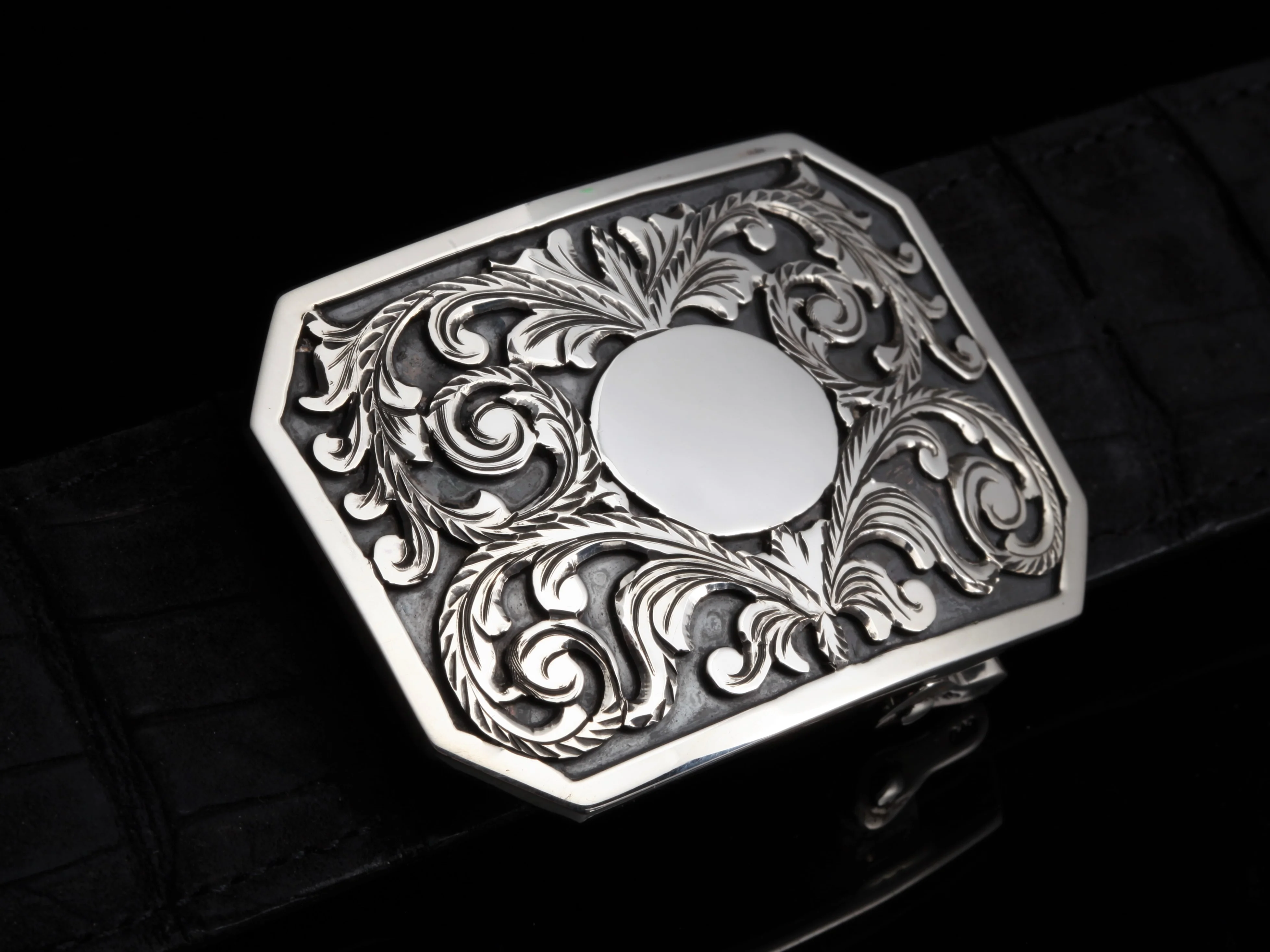 Comstock Heritage Trace Shield Filigree Buckle - Image 4