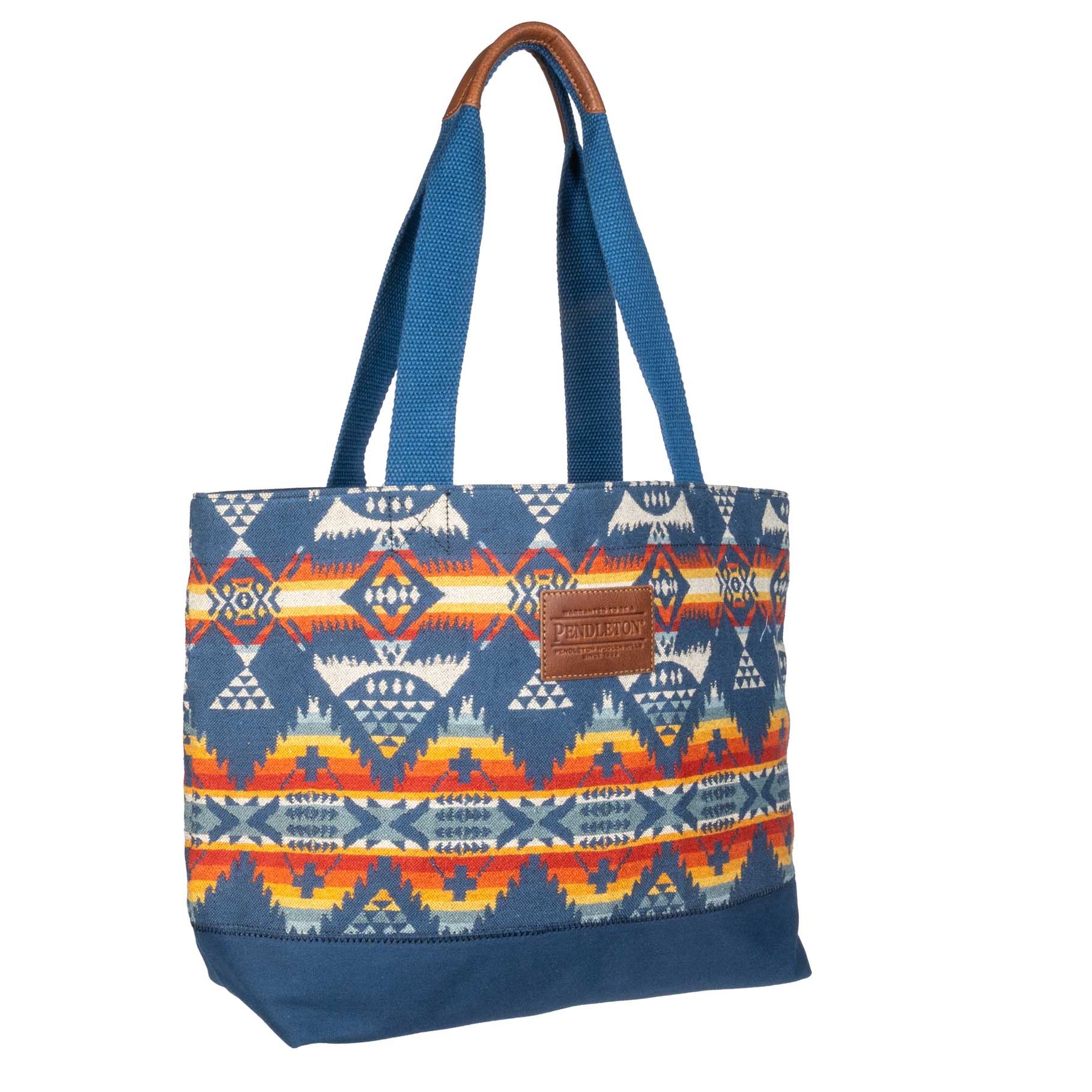 Pendleton Traditions City Zip Tote Bag - Nehalem Navy