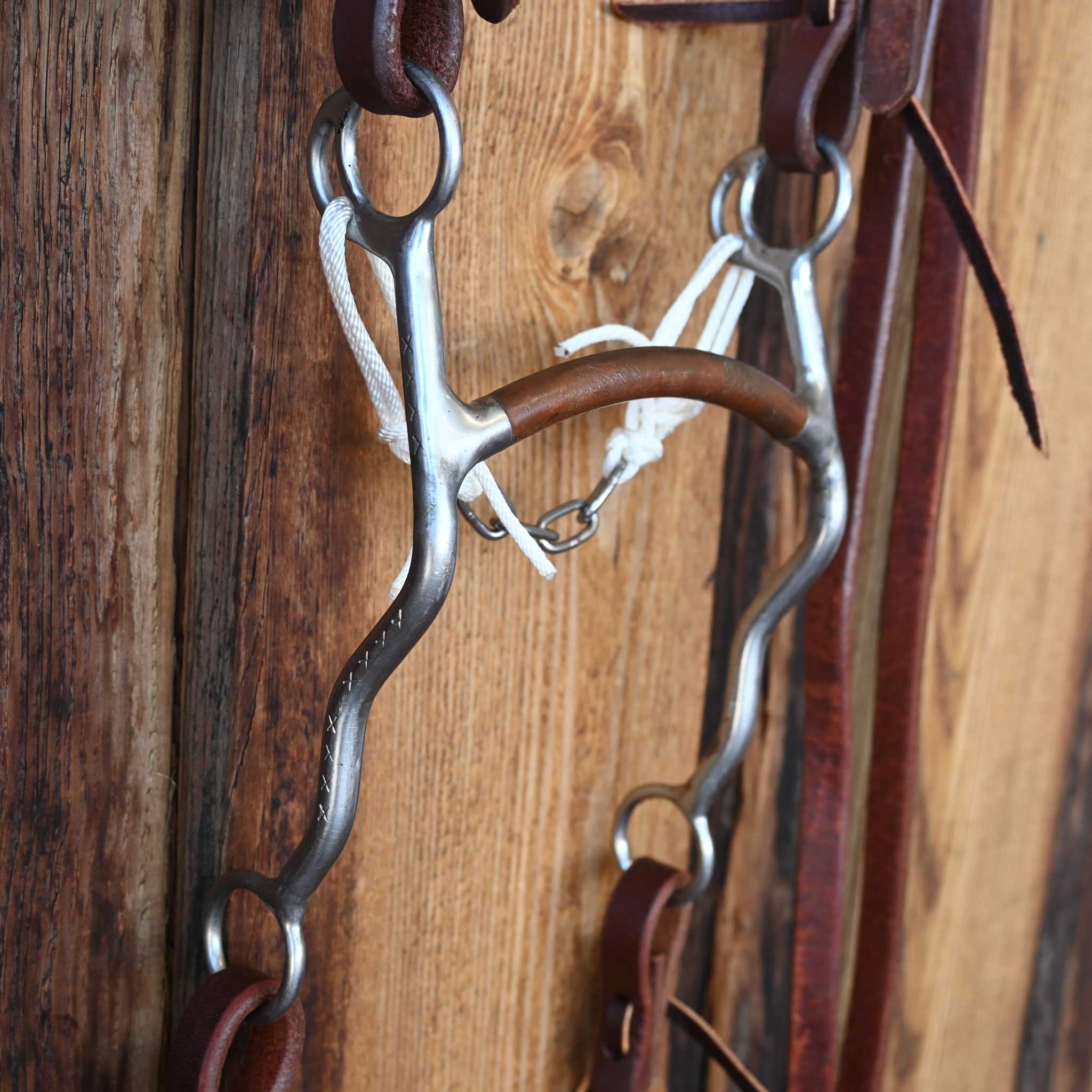 Trammell Copper Mullen Bridle Rig w/Single Ear Headstall