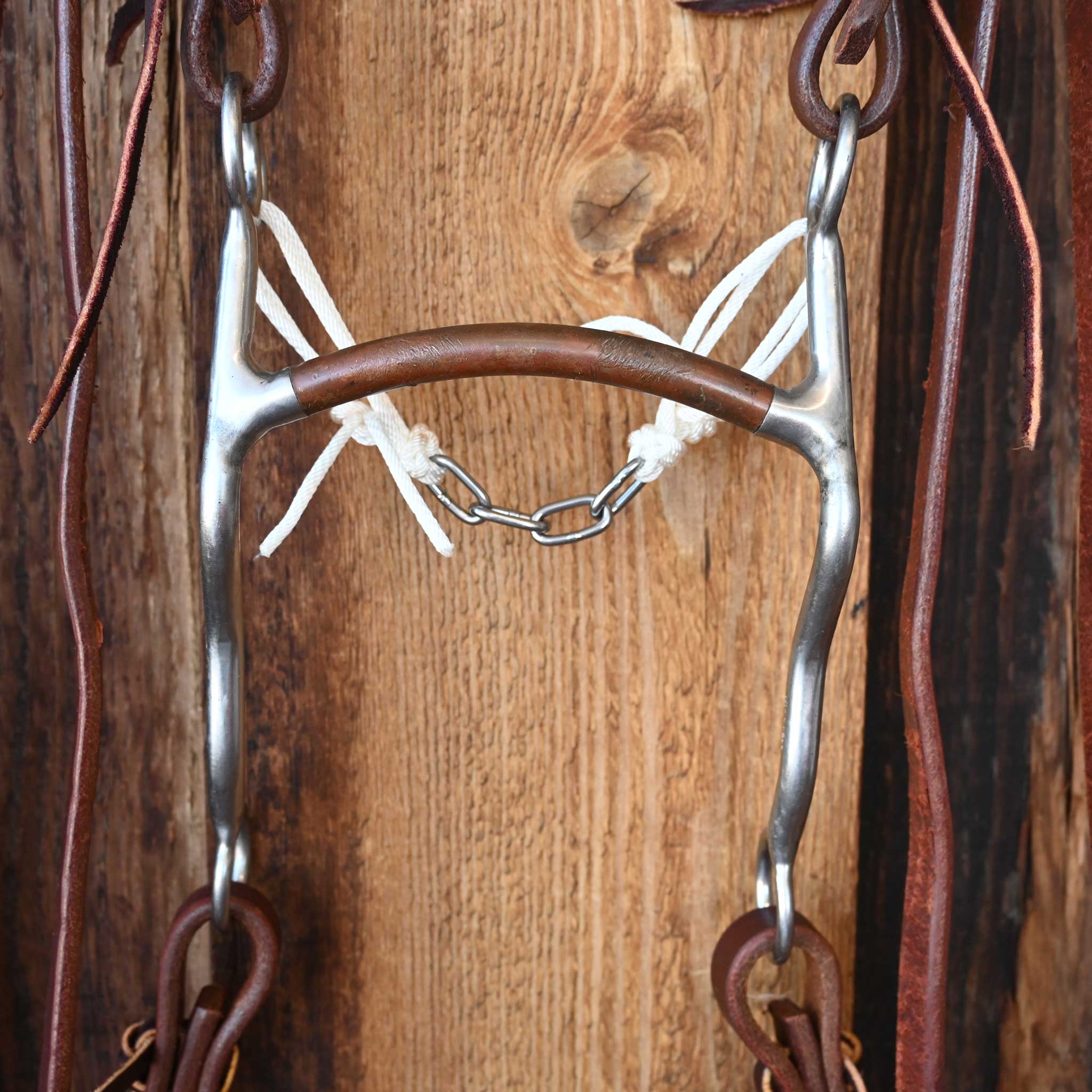Trammell Copper Mullen Bridle Rig w/Single Ear Headstall - Image 2