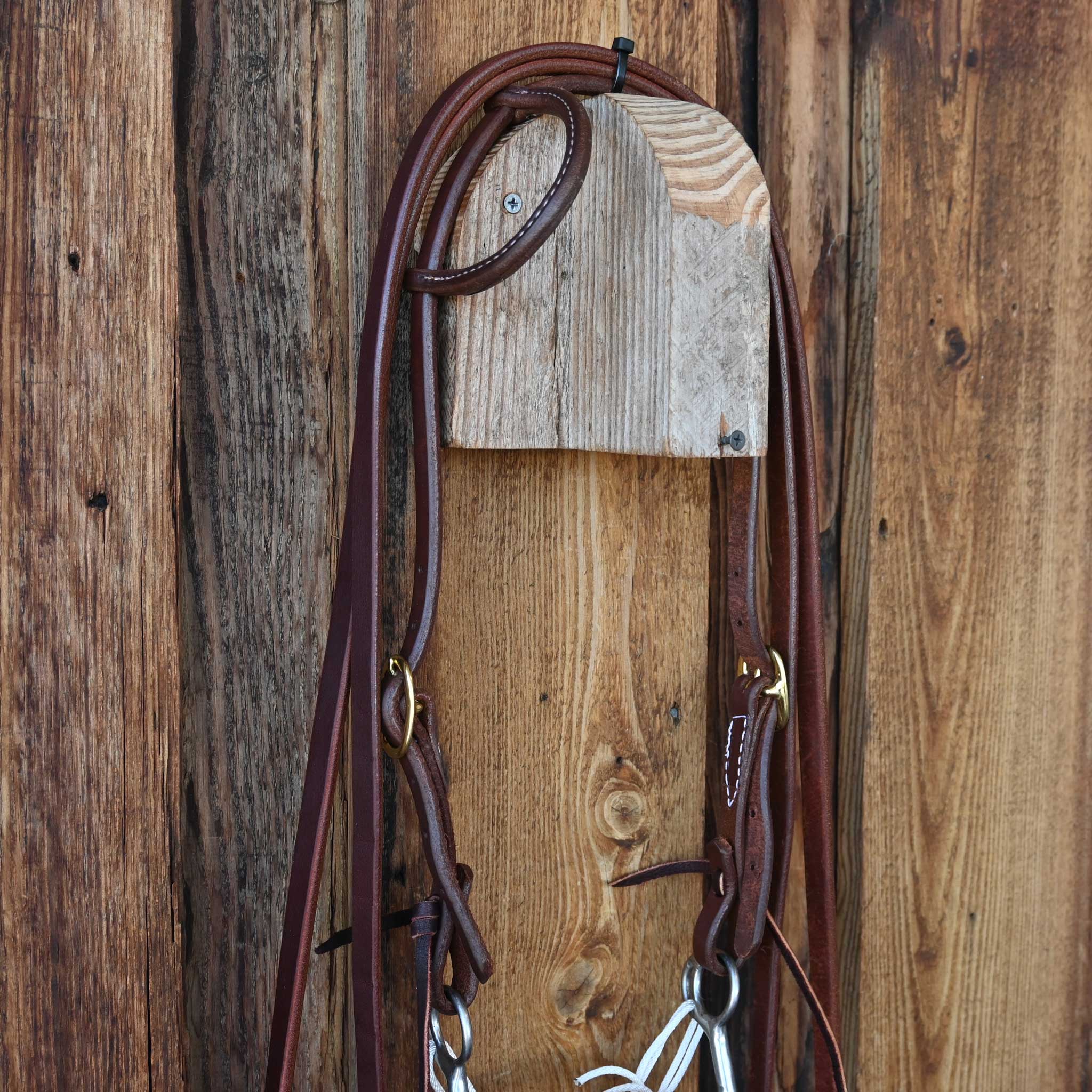 Trammell Copper Mullen Bridle Rig w/Single Ear Headstall - Image 3