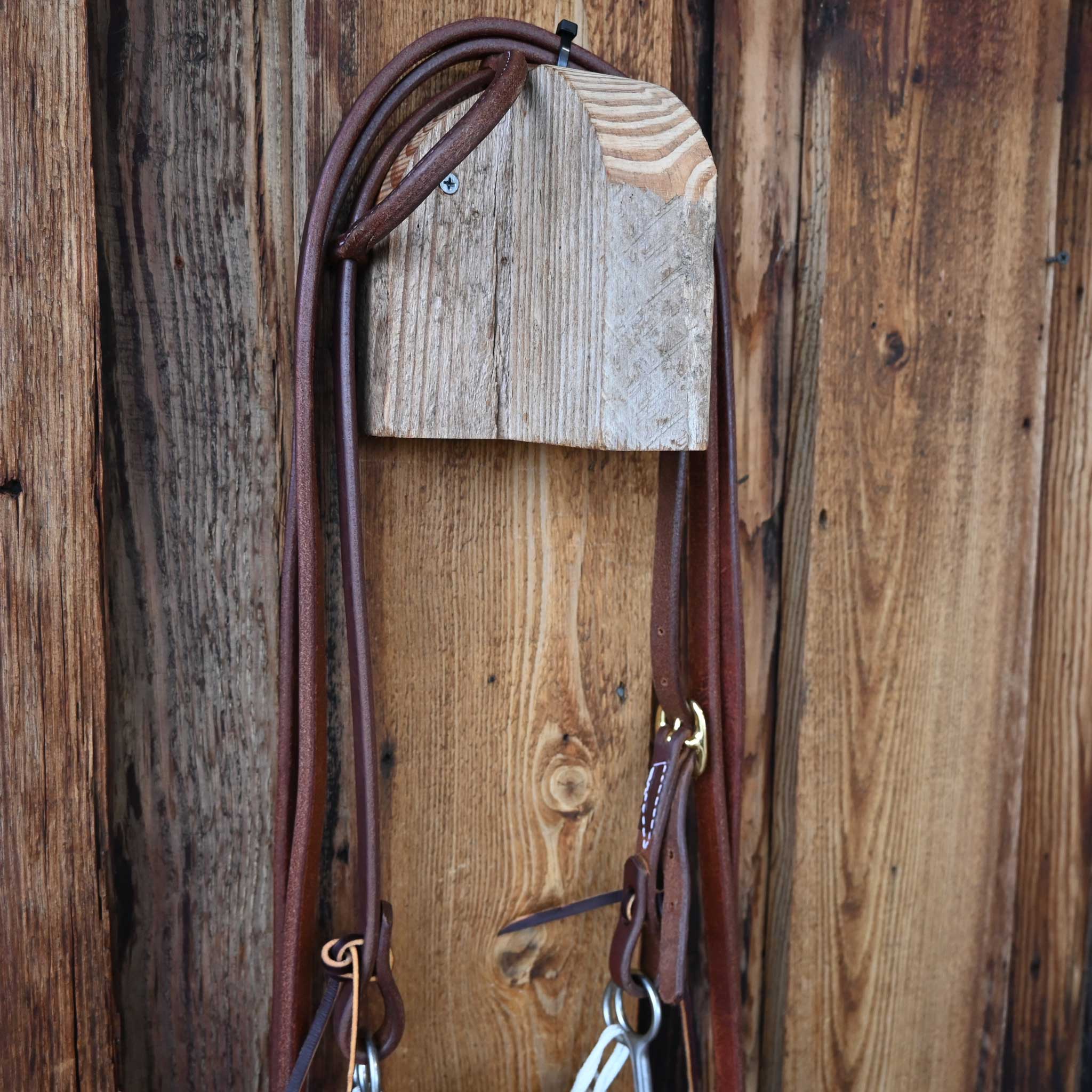Trammell Hooded Copper Port Bridle Rig w/Single Ear Headstall - Image 3