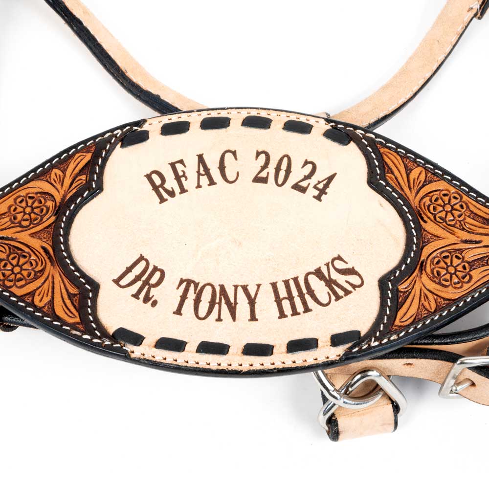 Trophy Bronc Nose Leather Halter - Image 2