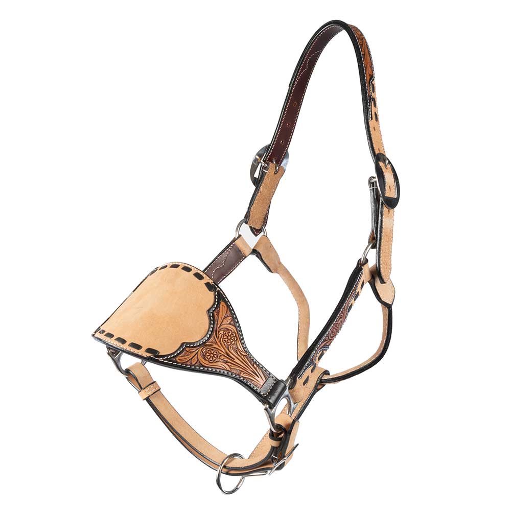 Trophy Bronc Nose Leather Halter - Image 3
