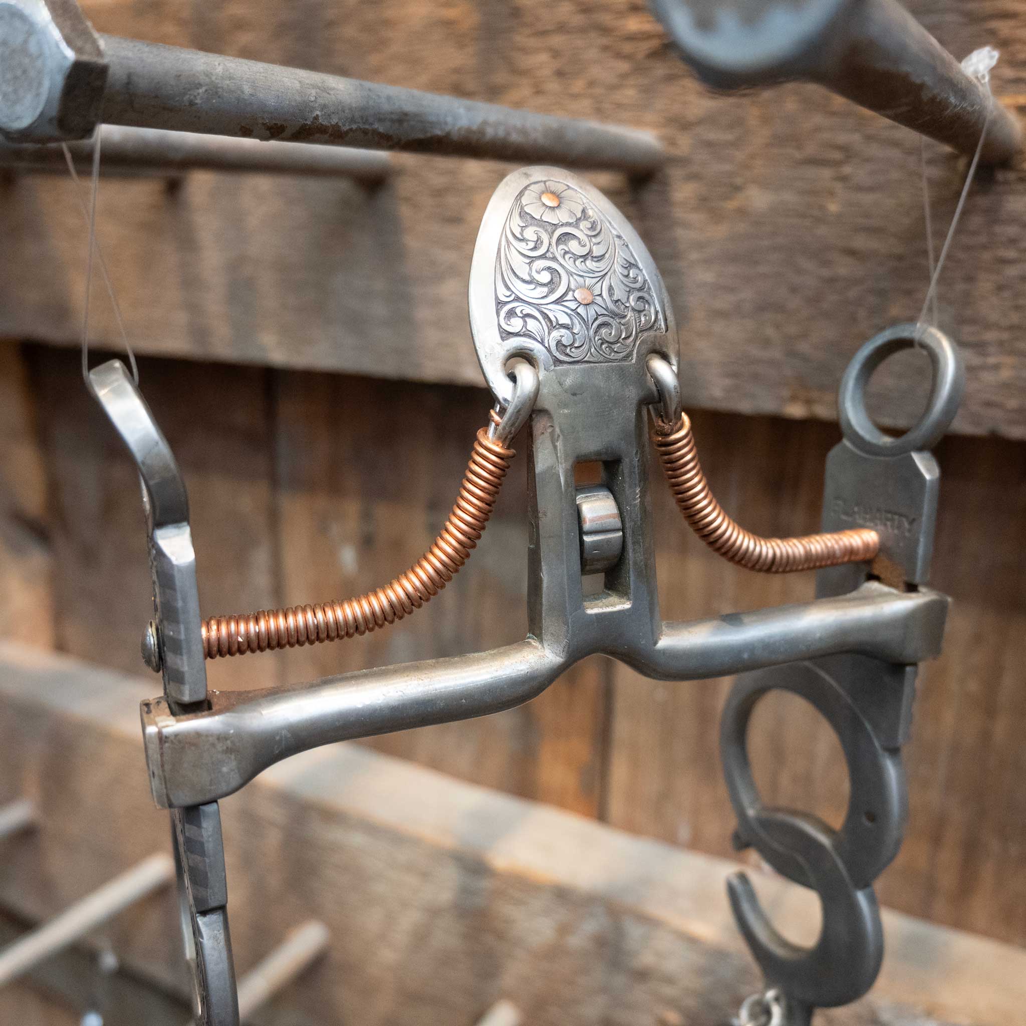 Troy Flaharty Silver Engraved Spade Bit - Image 3