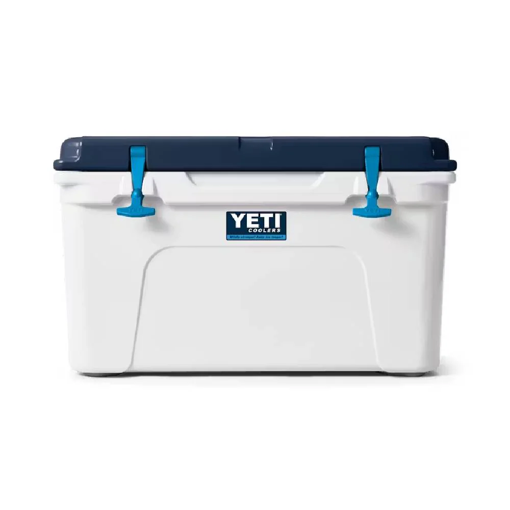Yeti Tundra 45 Hard Cooler - White/Blue
