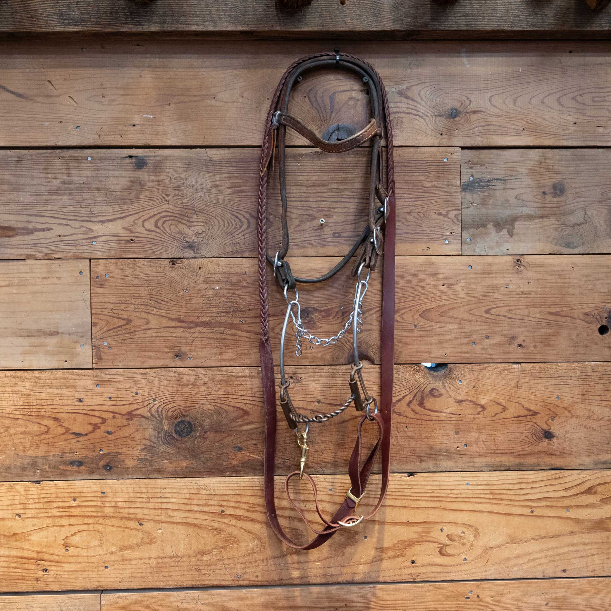 JD Morrow Twisted Snaffle Sliding Gag Bridle Rig - Image 3