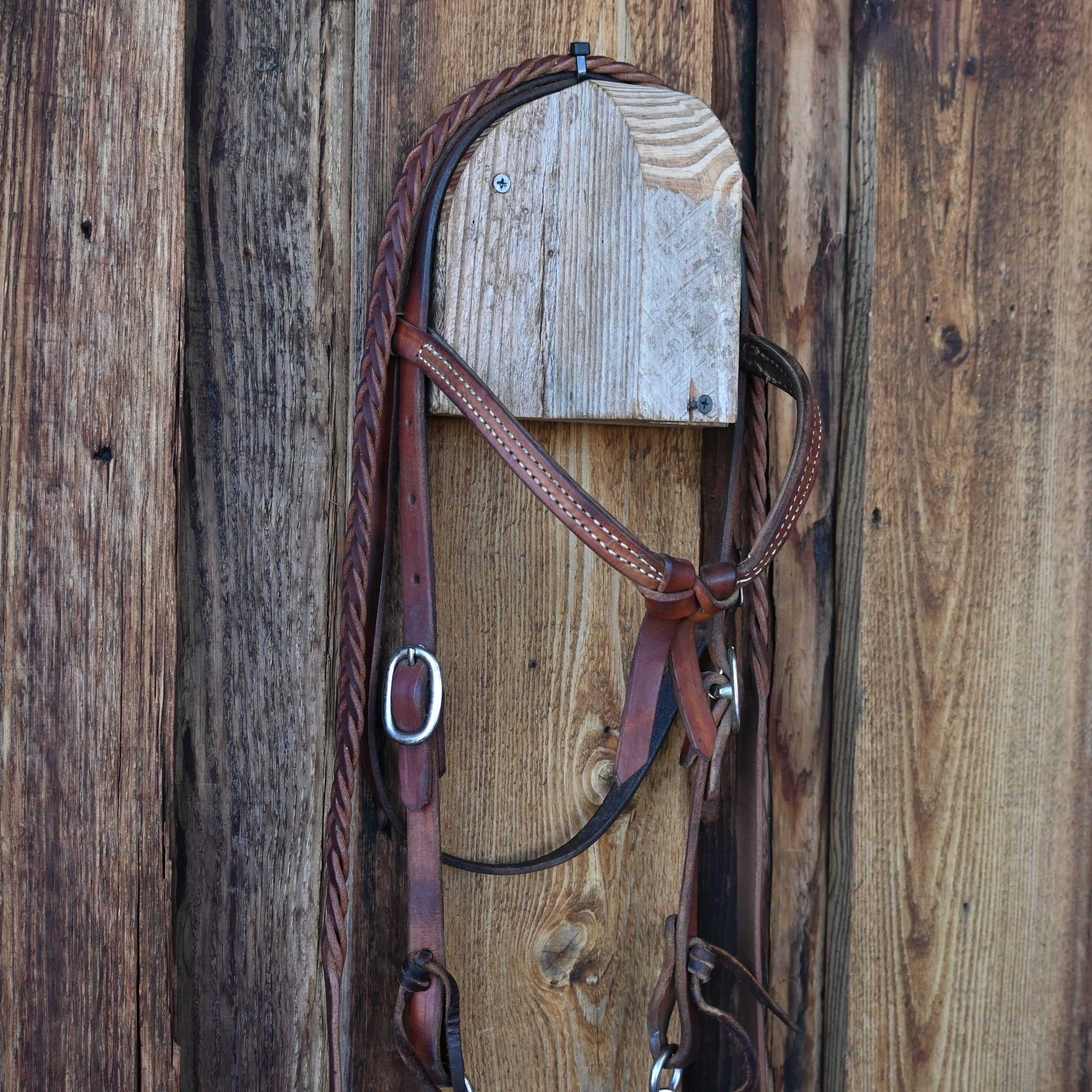 Twisted Wire Dogbone Bridle Rig w/Browband Headstall - Image 3