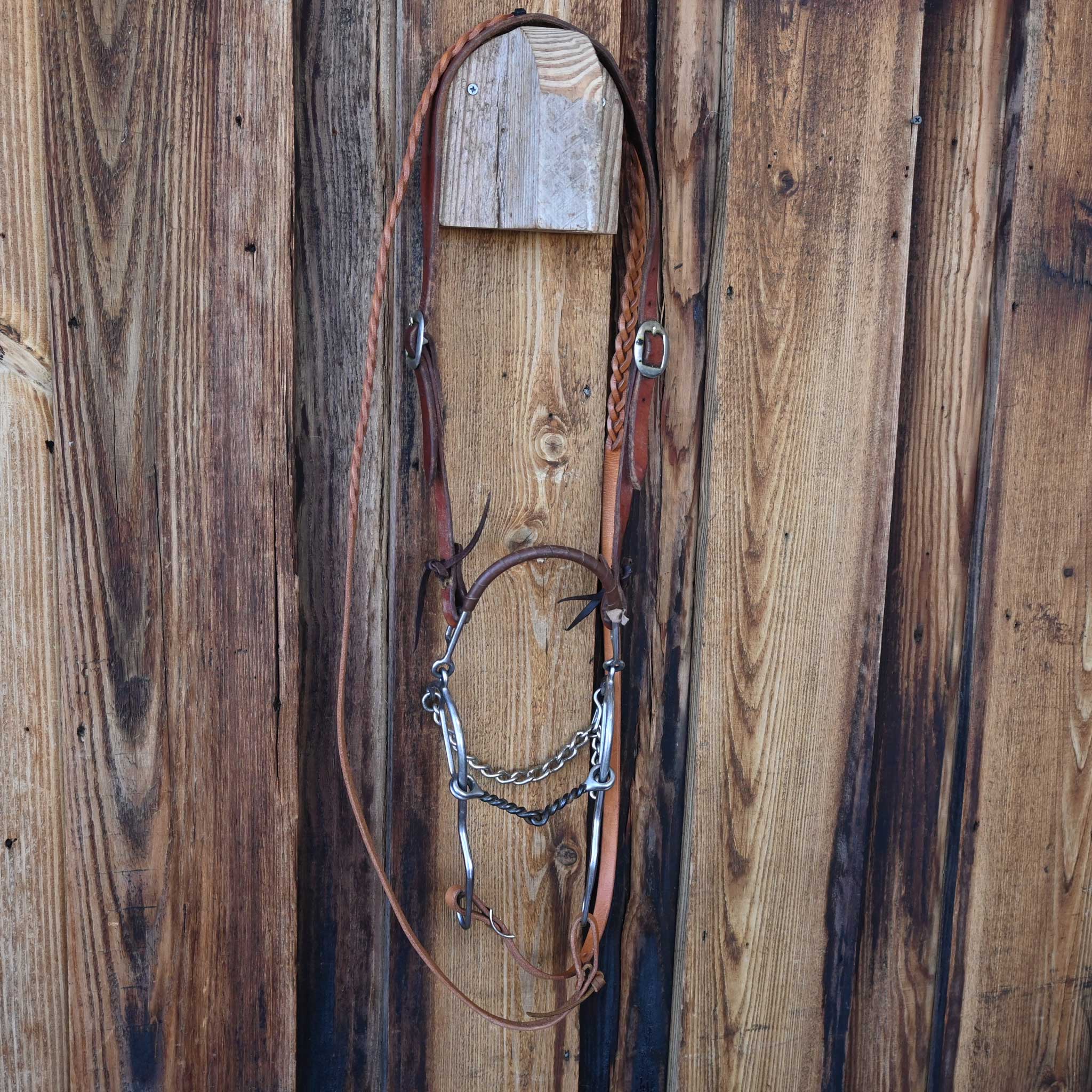 Twisted Wire Snaffle Combo Bridle Rig - Image 3
