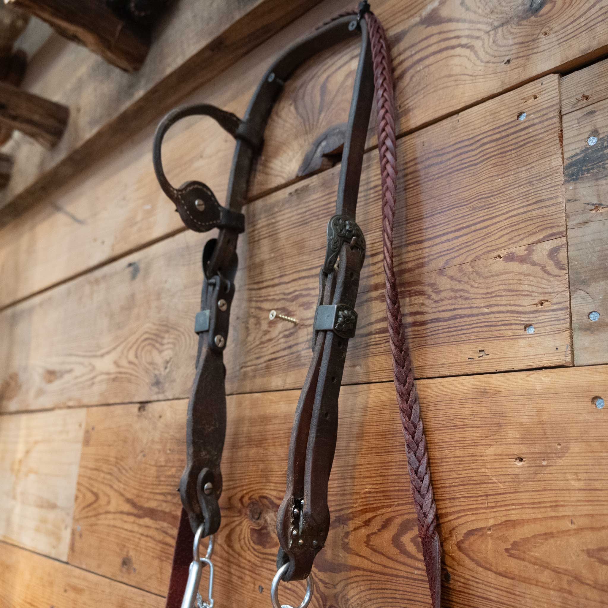 Twisted Wire Snaffle Bridle Rig w/ Single Ear Headstall - Image 2