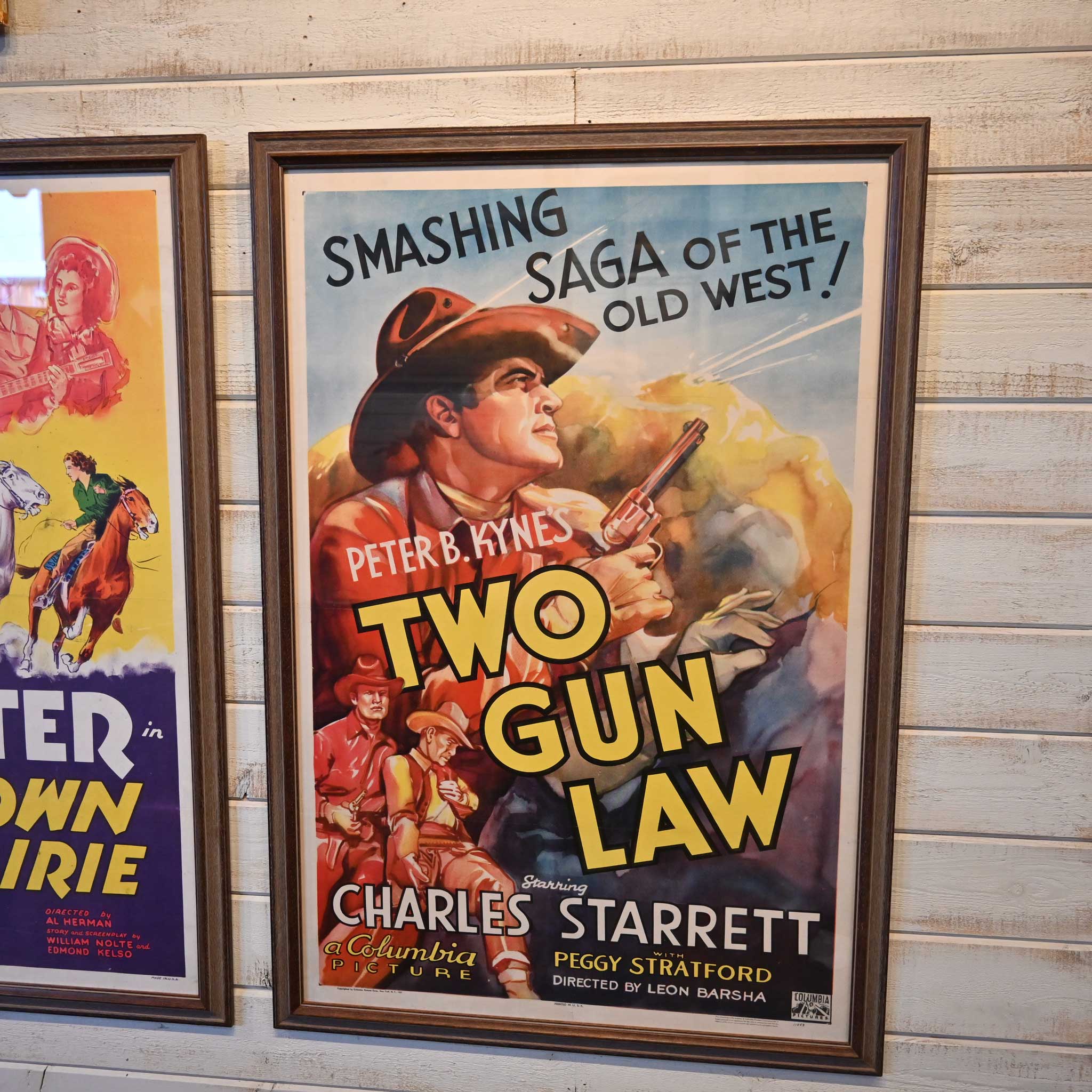 Original Two Gun Law Movie Poster Printed in the USA - Image 4