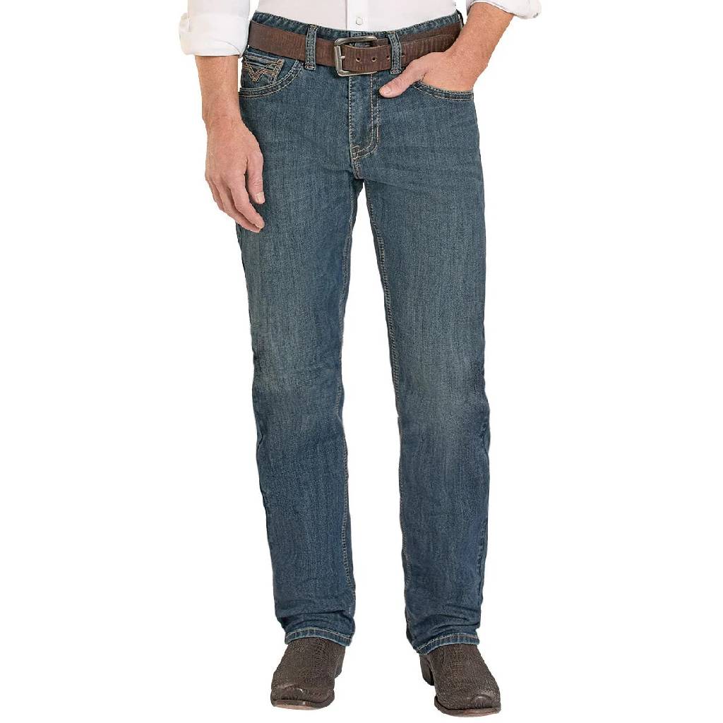 Rock & Roll Denim Men's Two Tone Alpha Tapered Bootcut Jean - Image 2