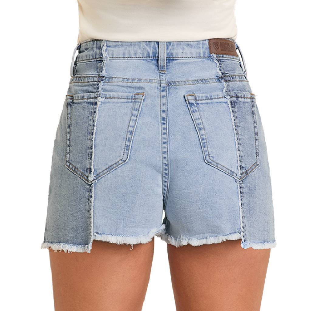Rock & Roll Denim Women's Two Tone Denim Short - Image 2
