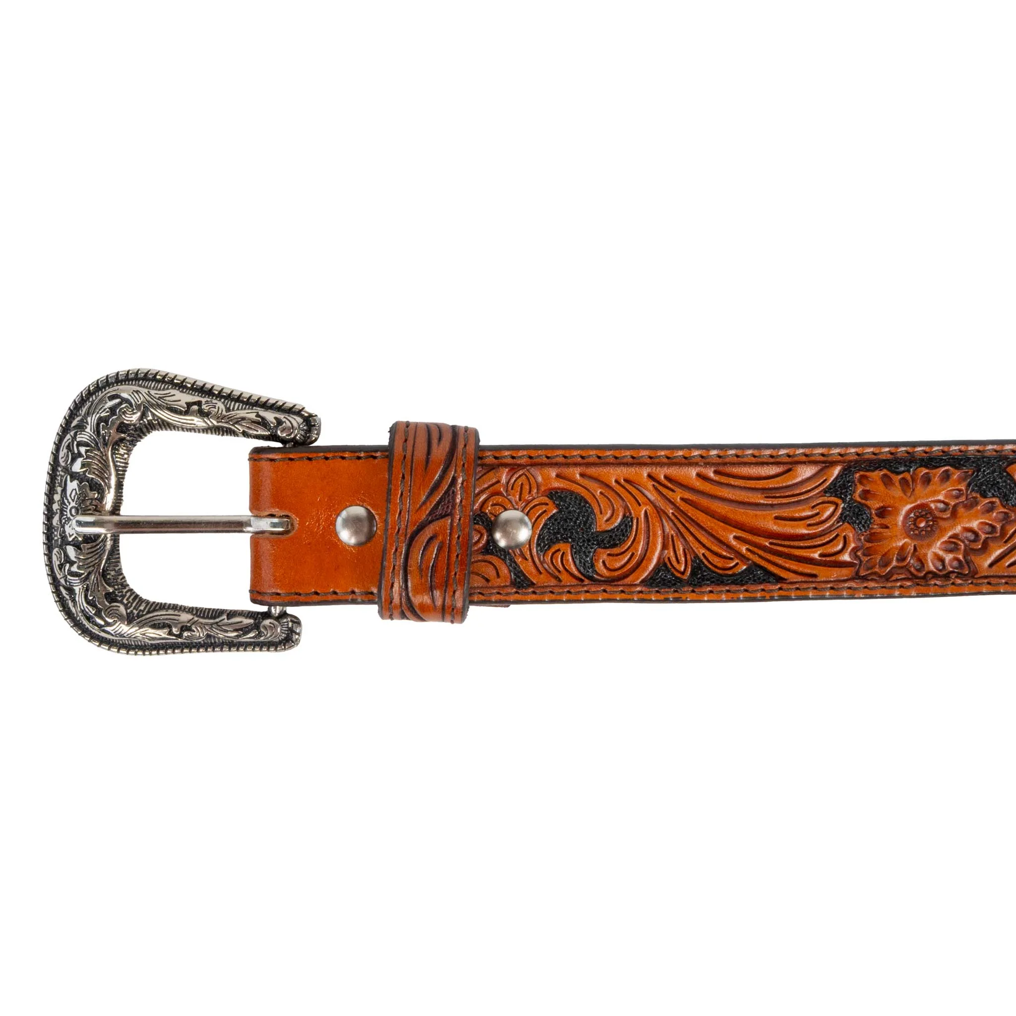Beddo Mountain Two Tone Floral Belt - Image 2