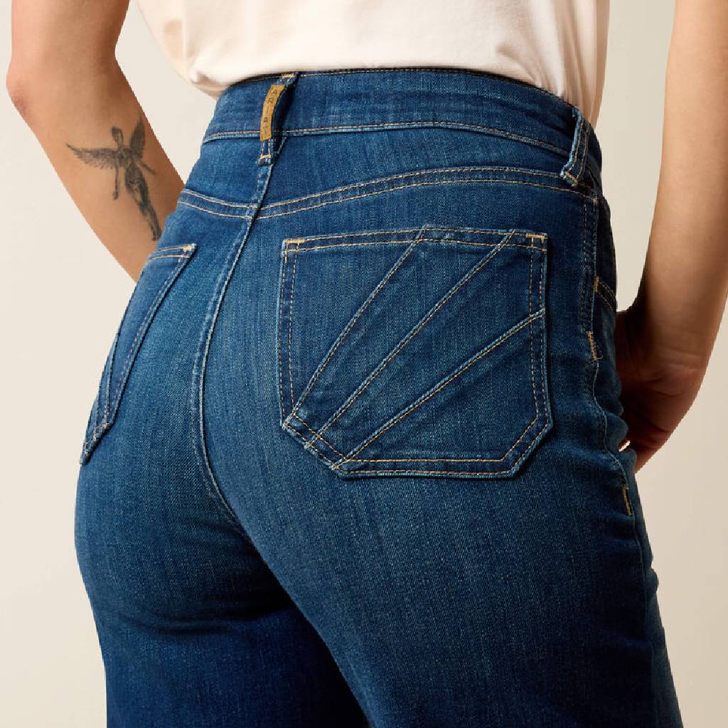 Ariat Women's Ultra High Rise Penelope Wide Leg Jean - Image 3