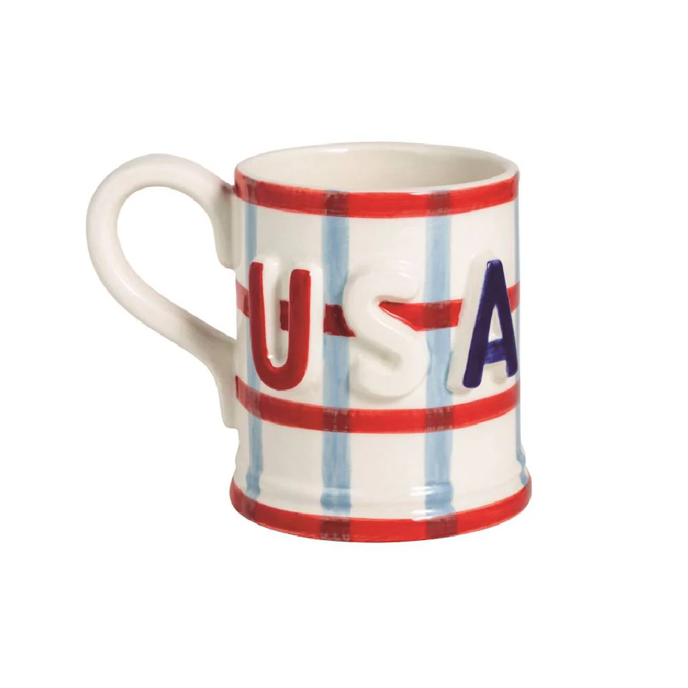 Mud Pie USA Americana Mug