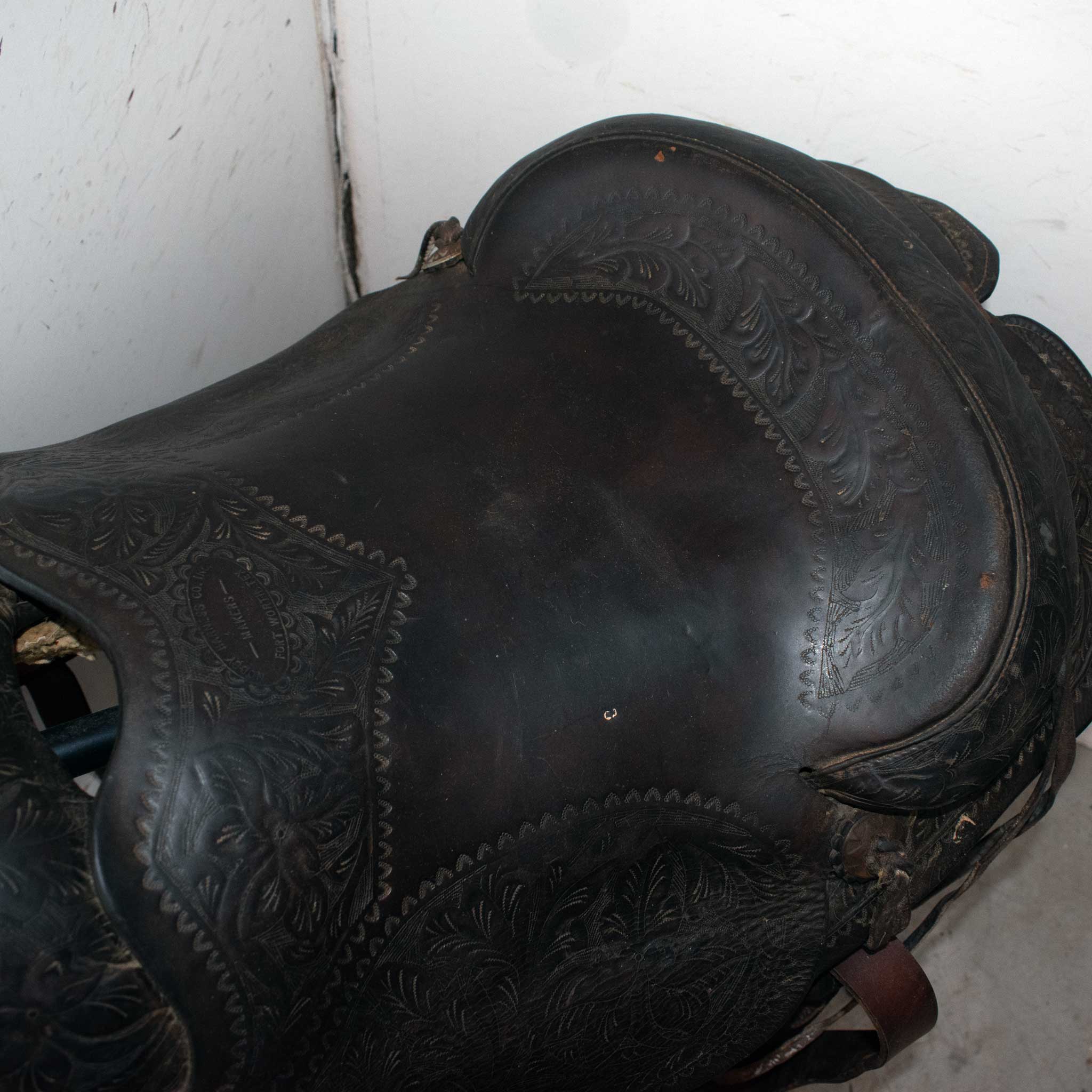 Used 16" Nobby Horse Harness Fort Worth Texas Non-Rider Decor Only Saddle - Image 5