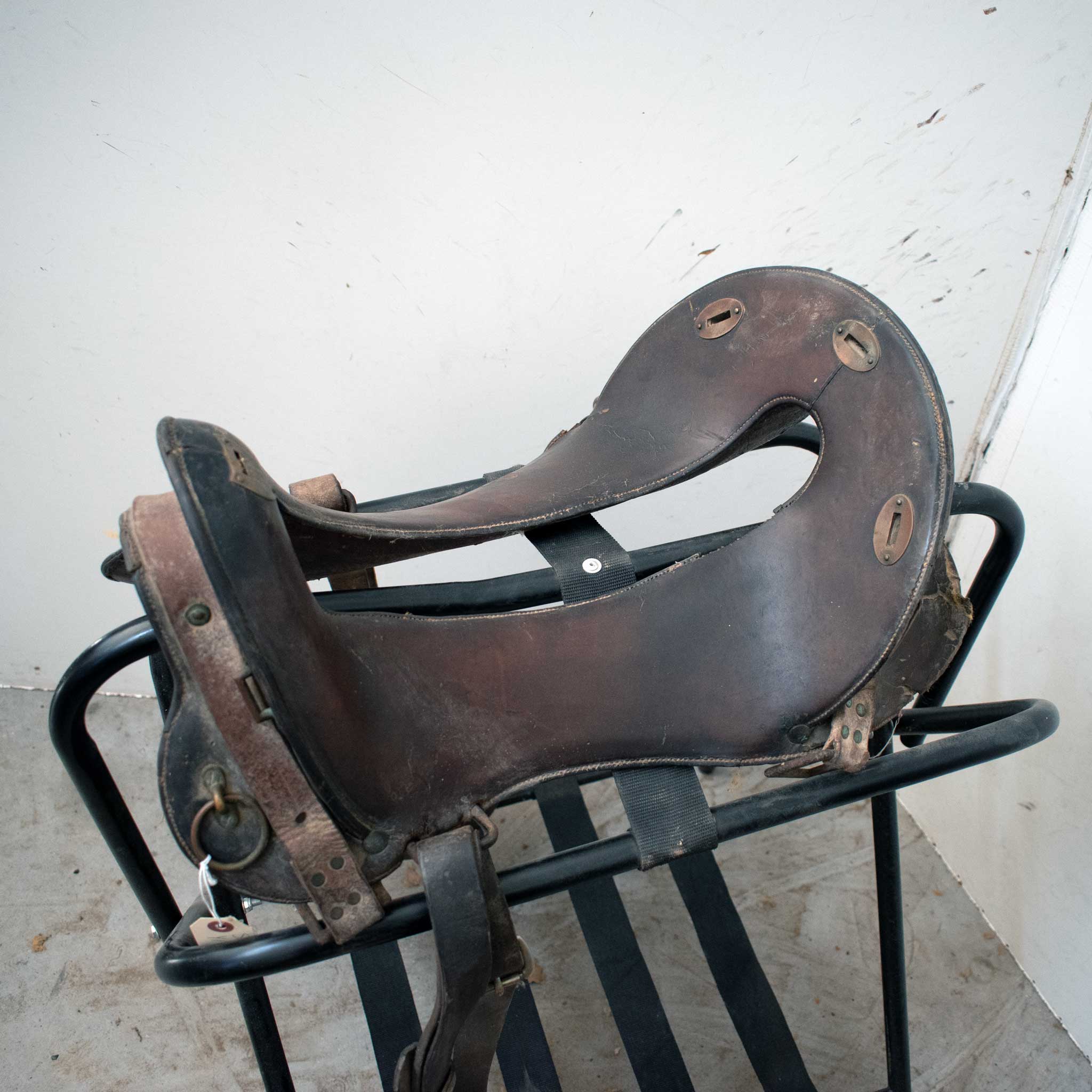 Used 12" US Army Non-Rider Decor Saddle - Image 2