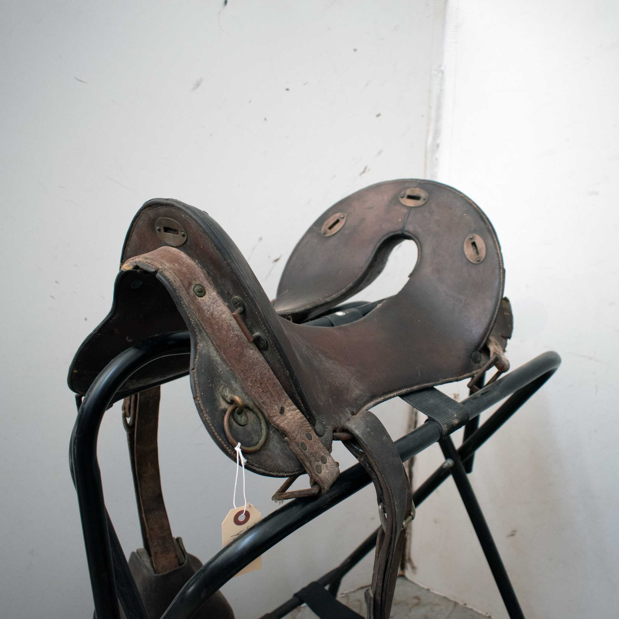 Used 12" US Army Non-Rider Decor Saddle - Image 3