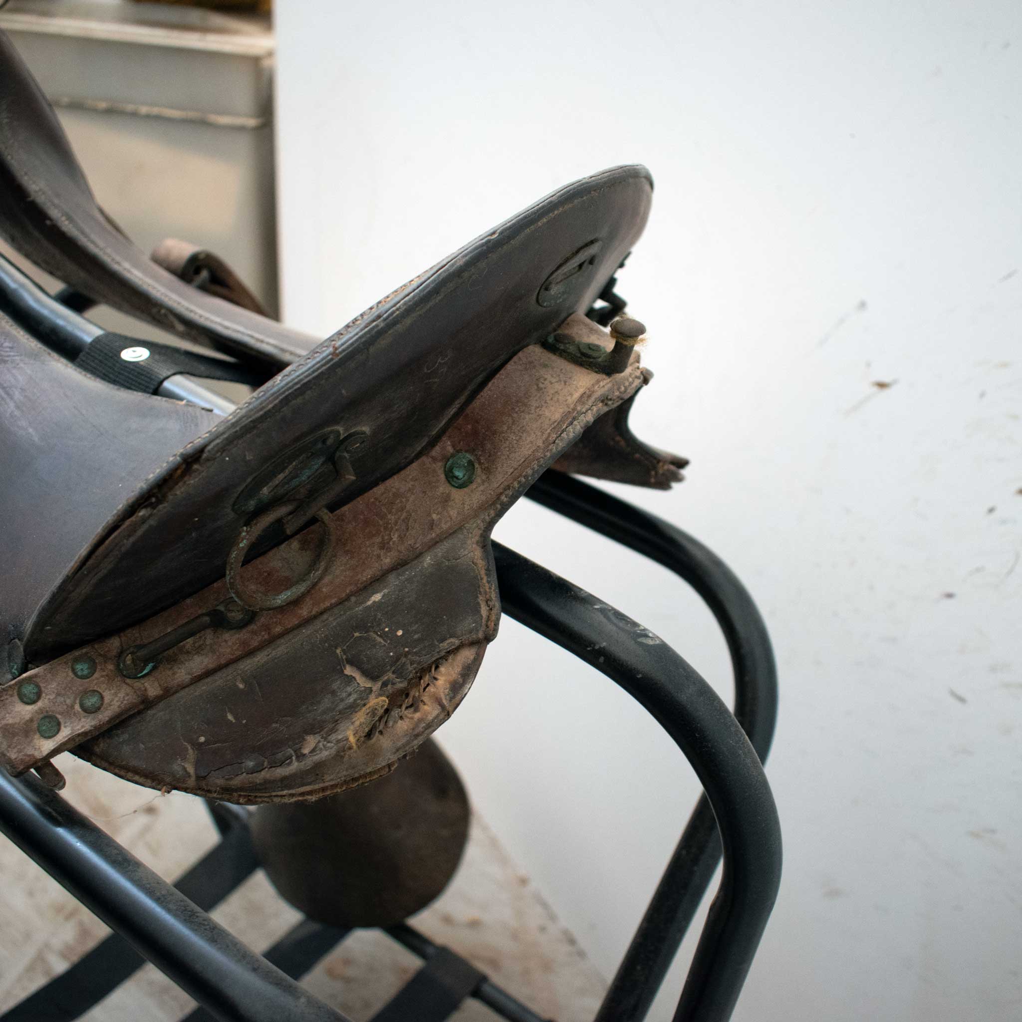 Used 12" US Army Non-Rider Decor Saddle - Image 4