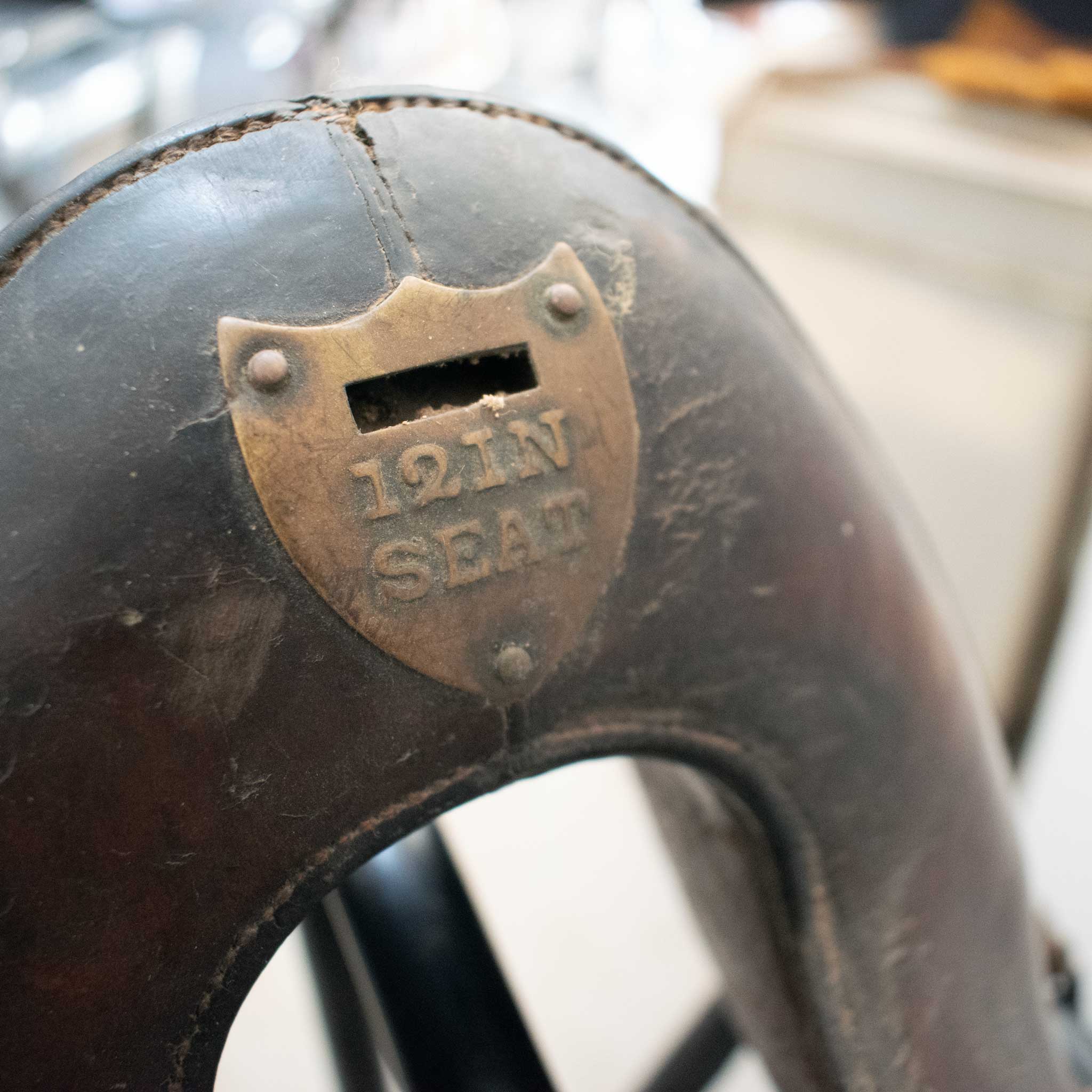 Used 12" US Army Non-Rider Decor Saddle - Image 5