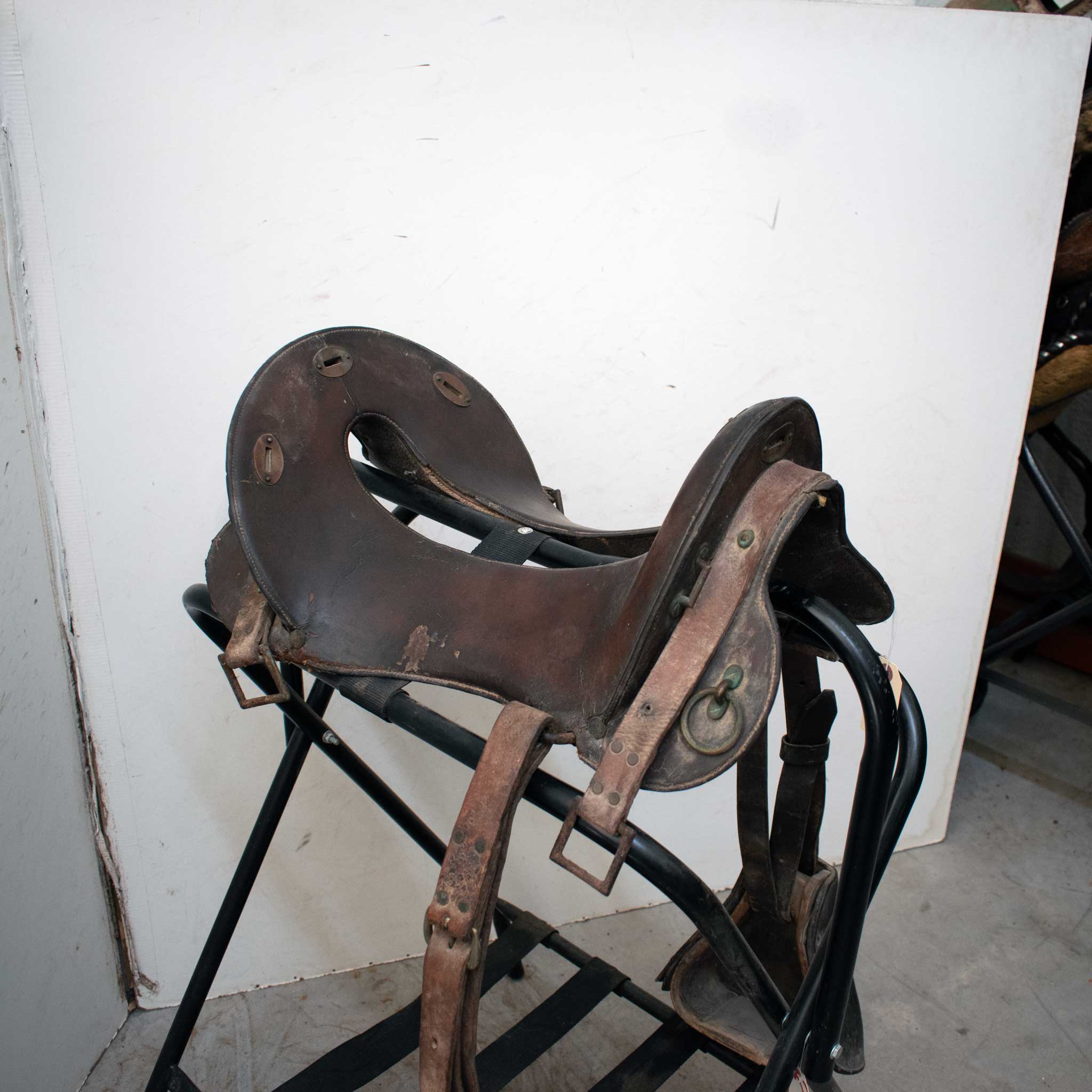 Used 12" US Army Non-Rider Decor Saddle - Image 6
