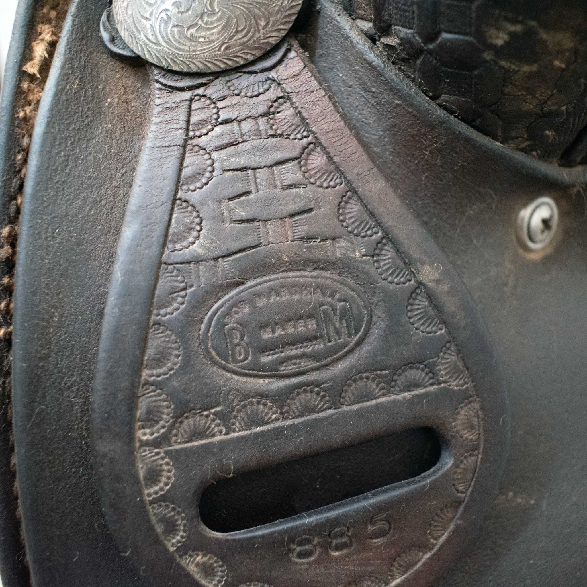 Used 17" Bob Marshall Non-Rider Saddle - Image 3