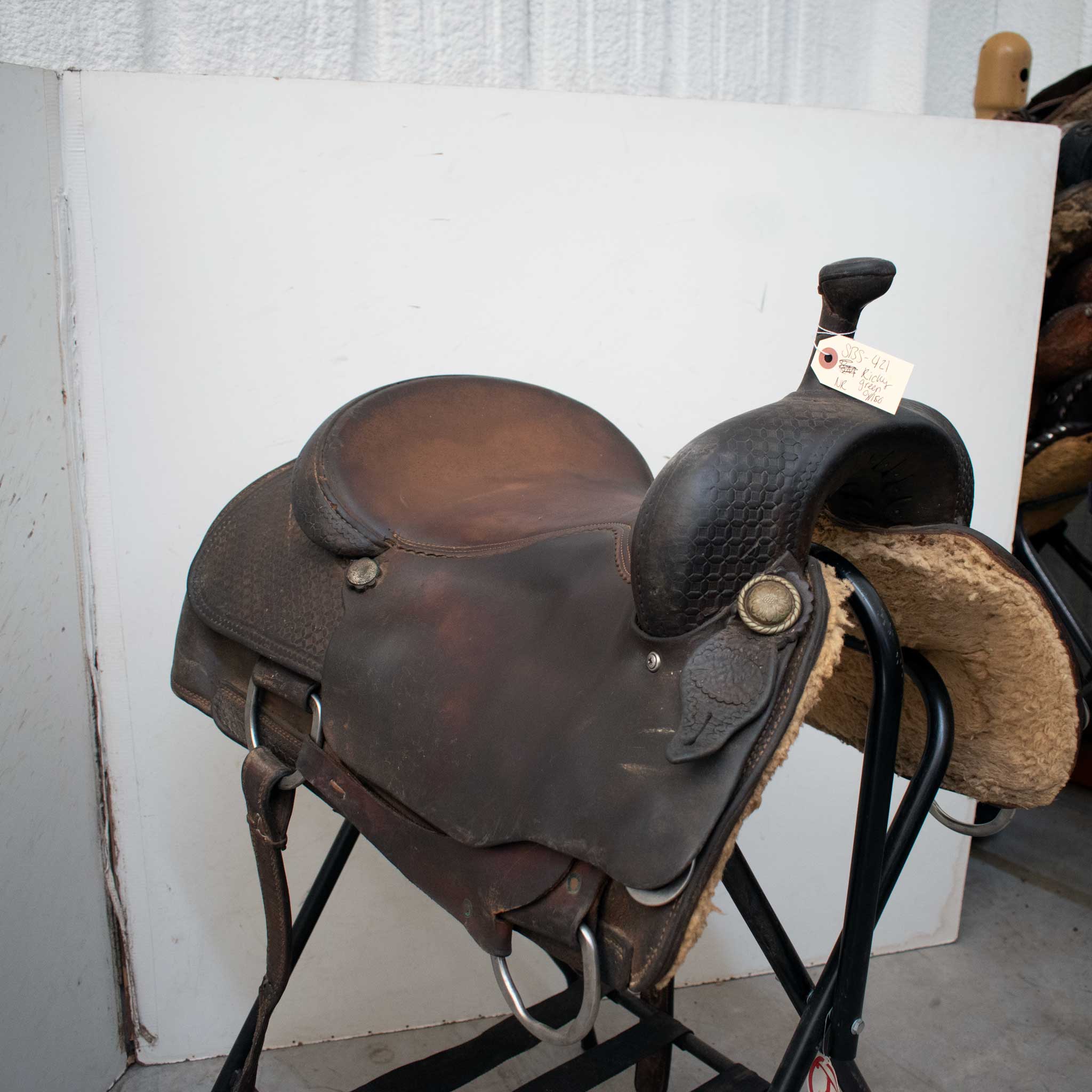 Used 17" Bob Marshall Non-Rider Saddle - Image 5