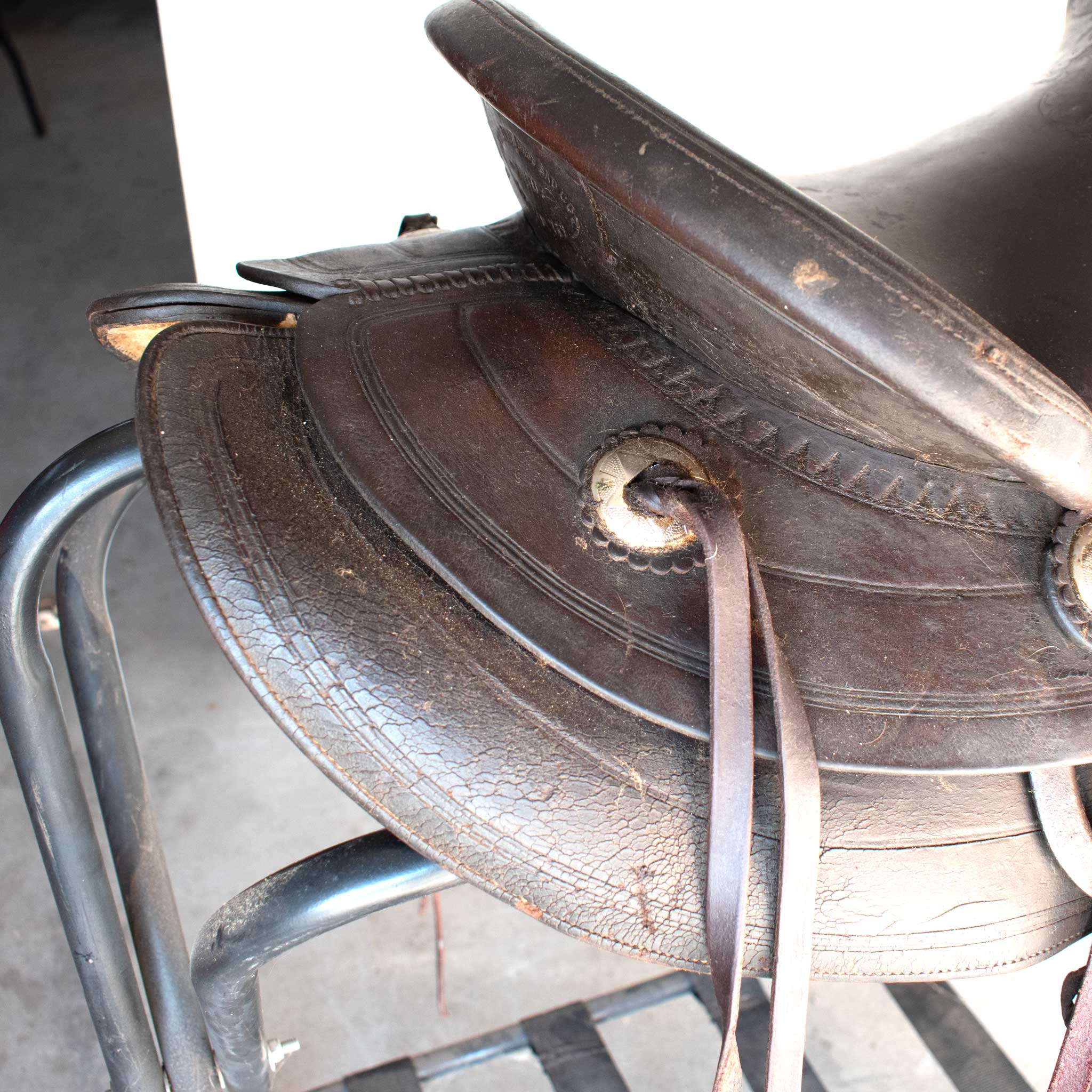 Used 13.5" Eddleman Bros Non-Rider Saddle - Image 10