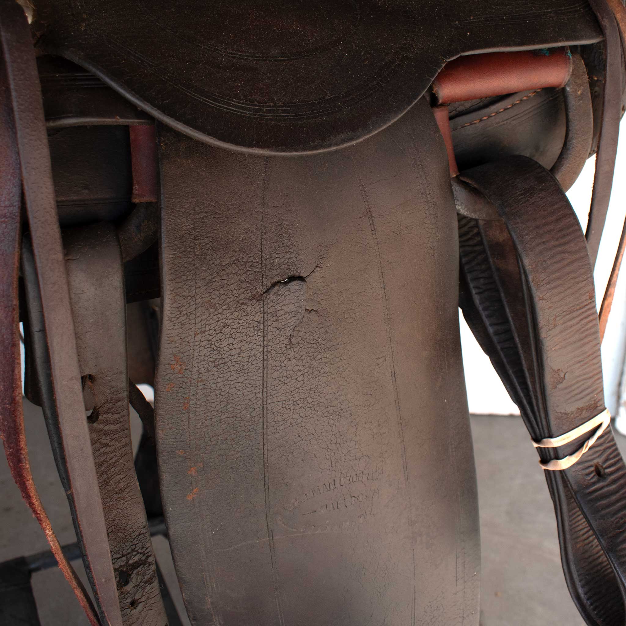 Used 13.5" Eddleman Bros Non-Rider Saddle - Image 11
