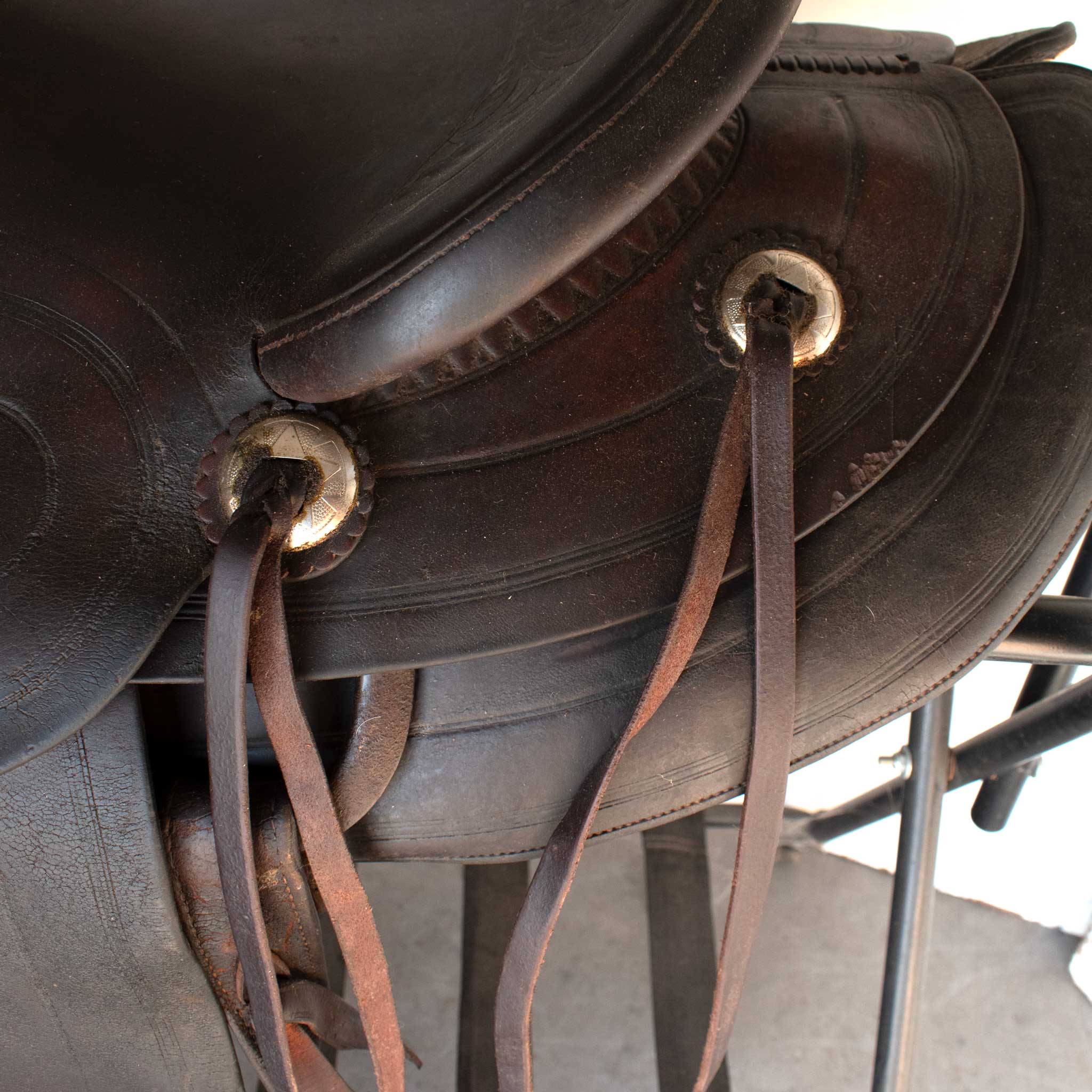 Used 13.5" Eddleman Bros Non-Rider Saddle - Image 5