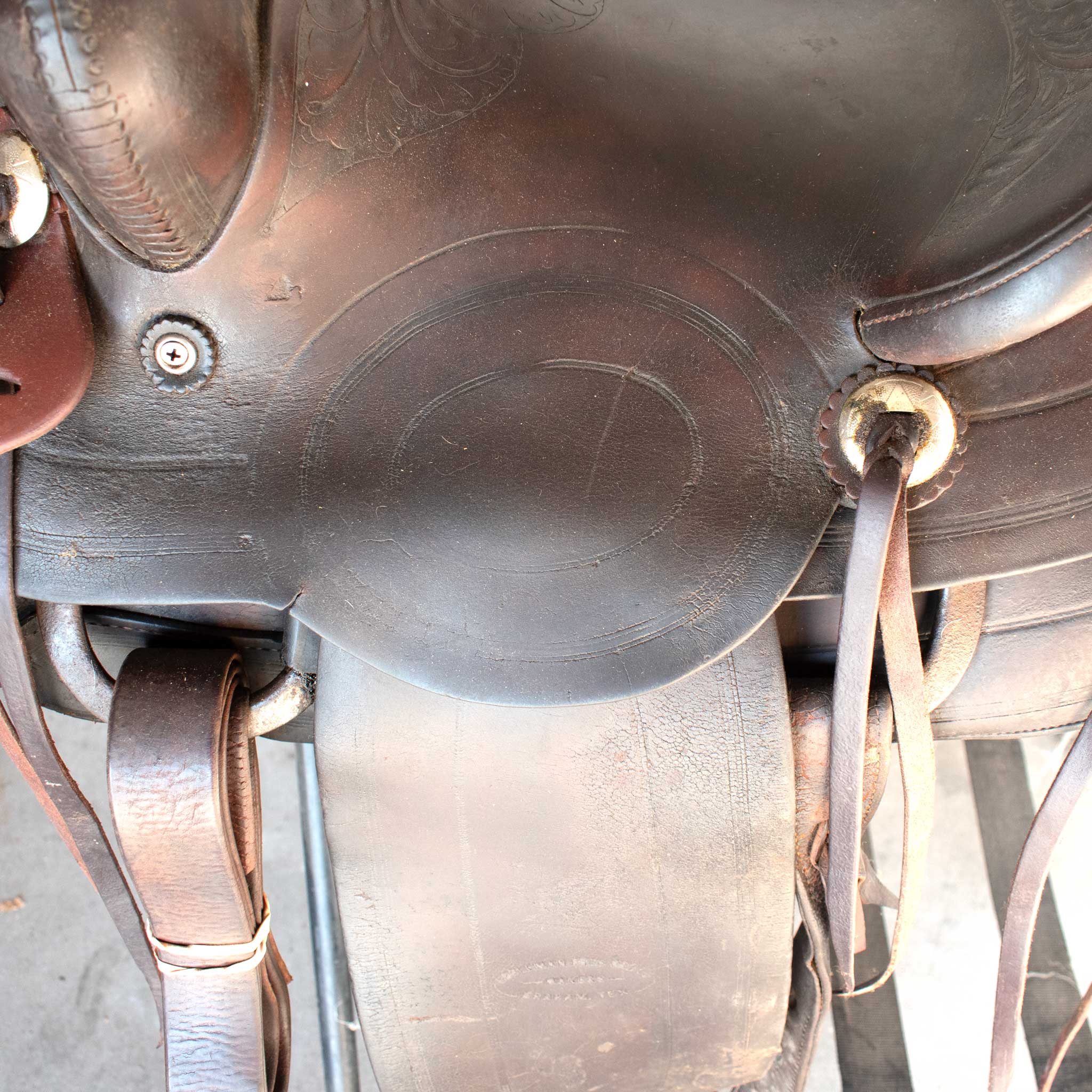 Used 13.5" Eddleman Bros Non-Rider Saddle - Image 7