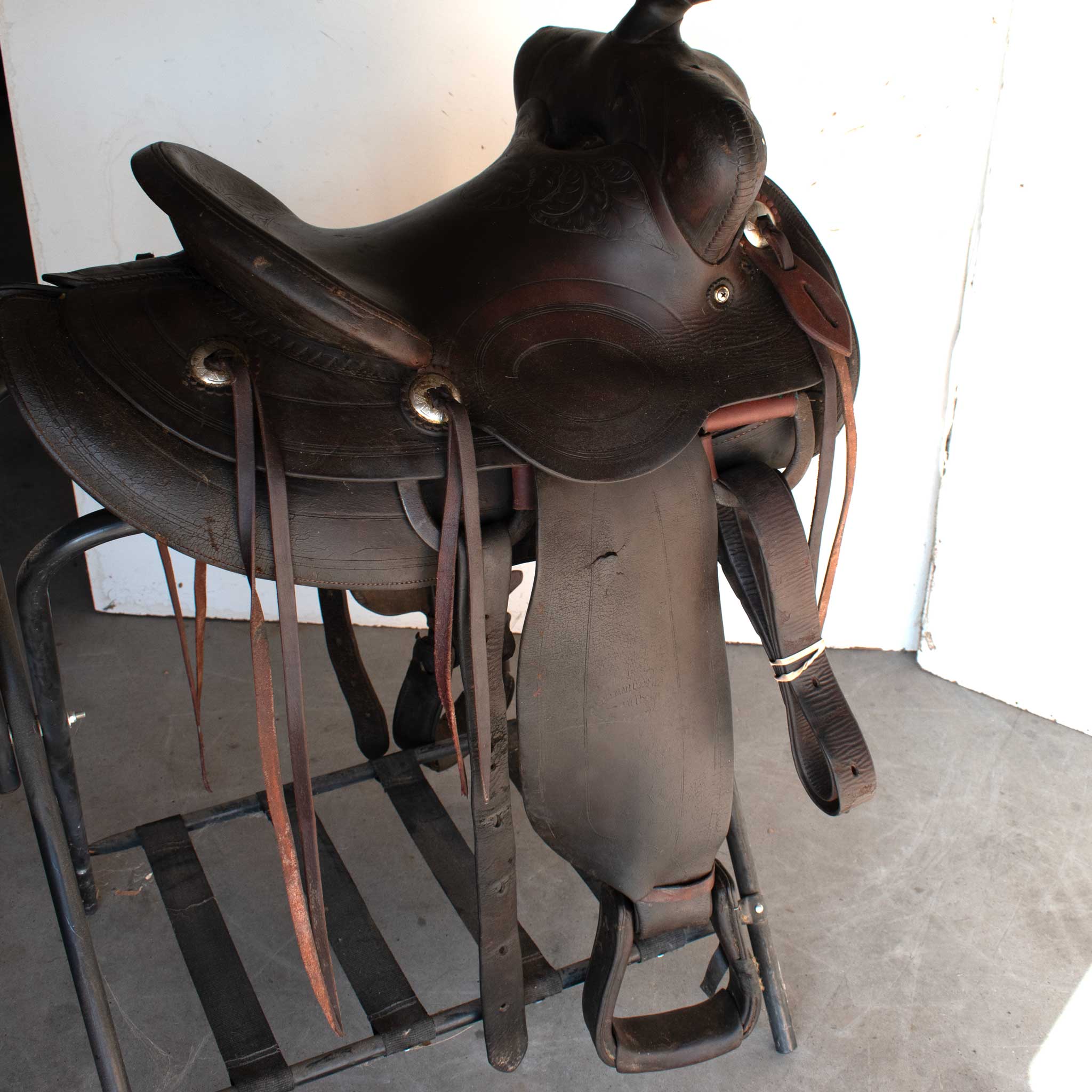Used 13.5" Eddleman Bros Non-Rider Saddle - Image 9